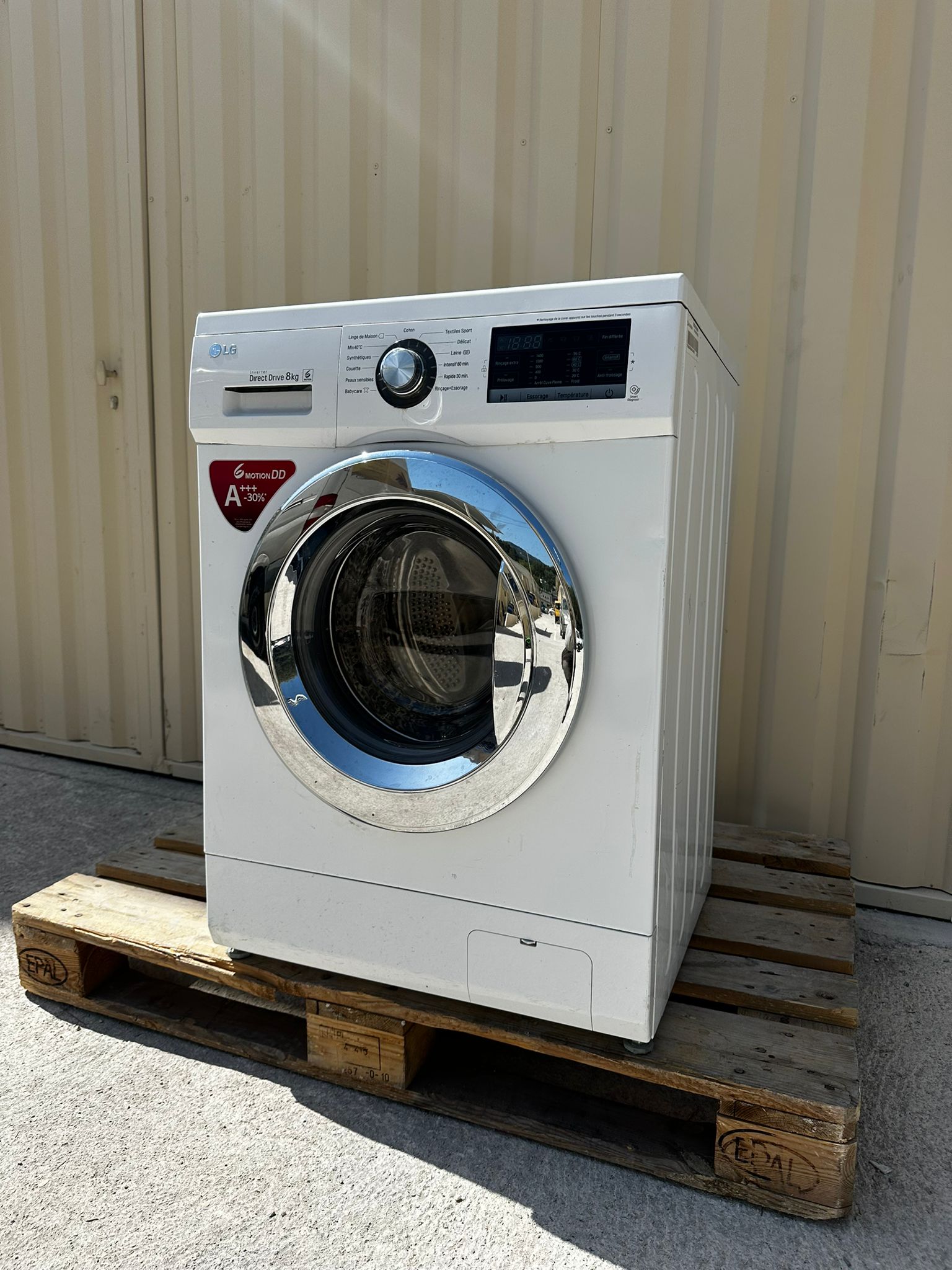 Lave-Linge LG 8 Kg GARANTIE 1 AN