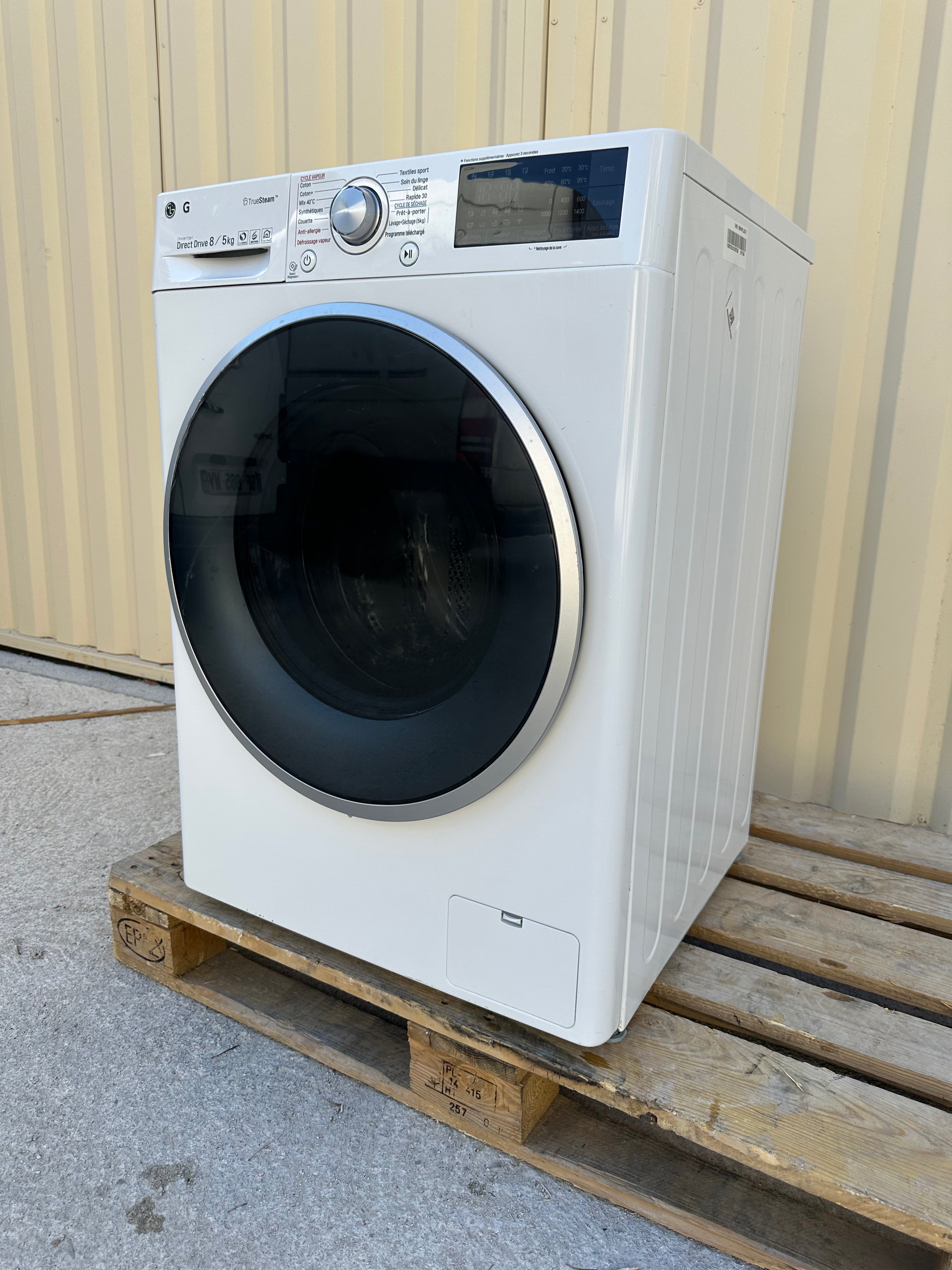 Lave-Linge Séchant LG 8 + 5 Kg GARANTIE 1 AN