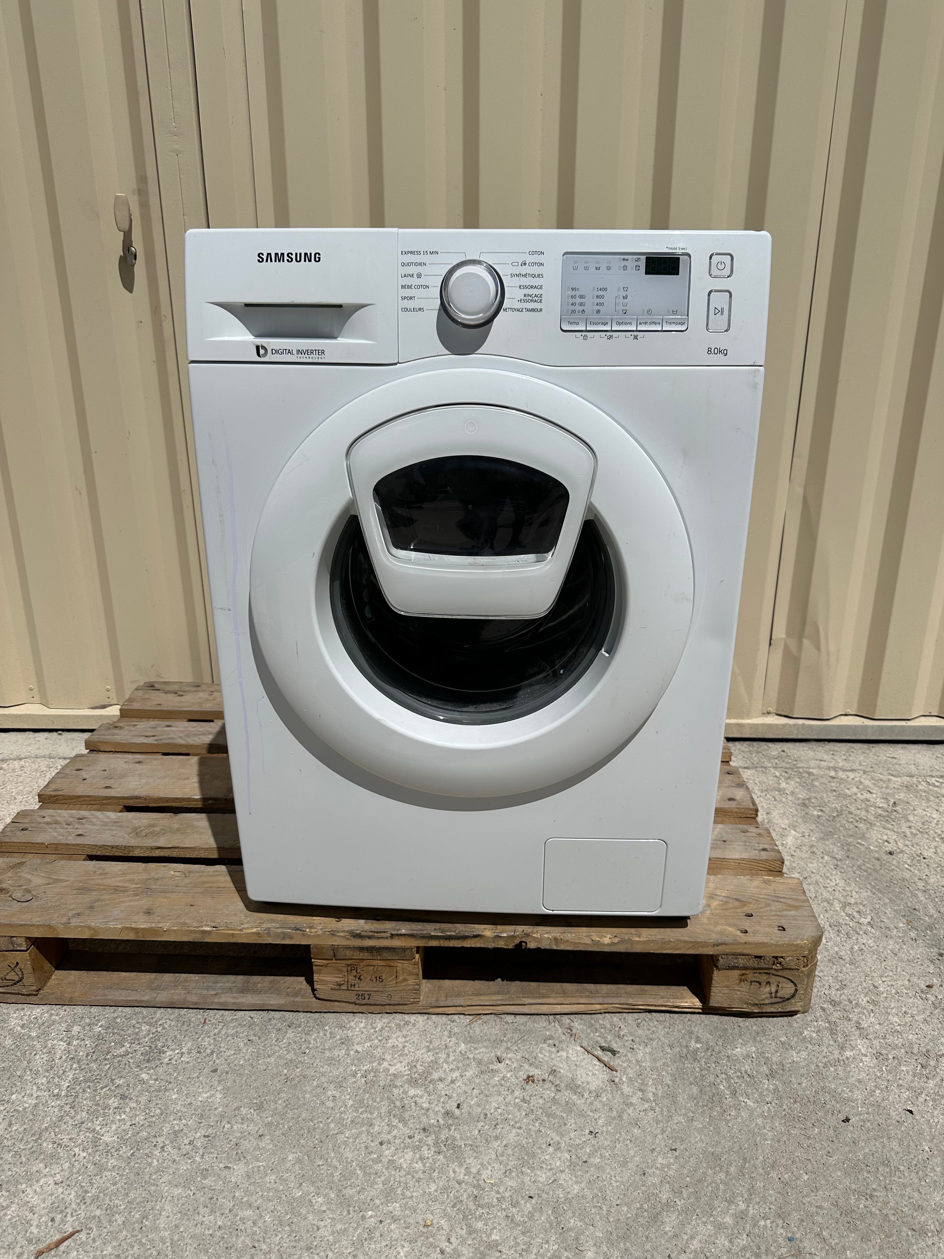 Lave-Linge SAMSUNG 8 Kg GARANTIE 1 AN