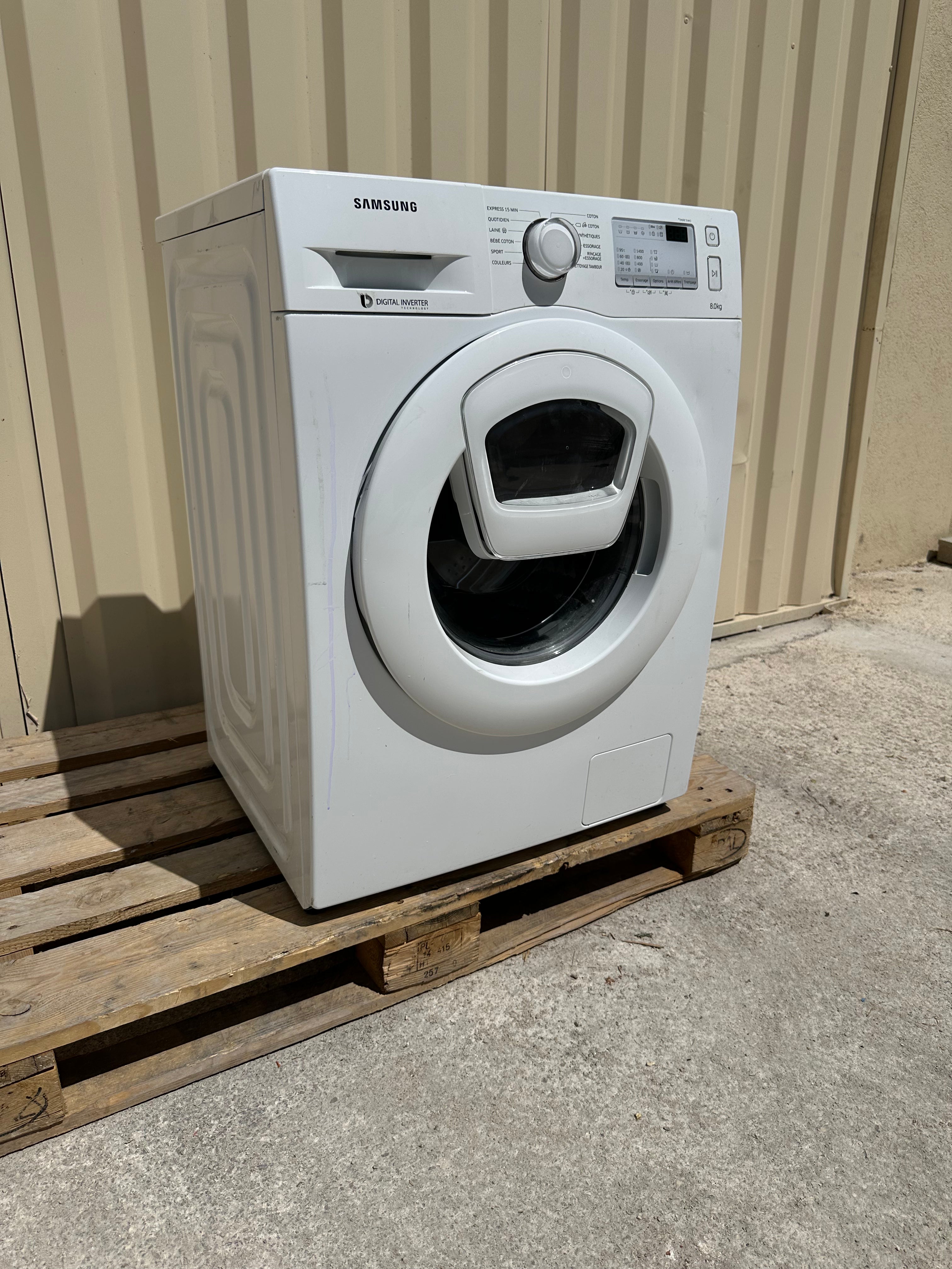 Lave-Linge SAMSUNG 8 Kg GARANTIE 1 AN