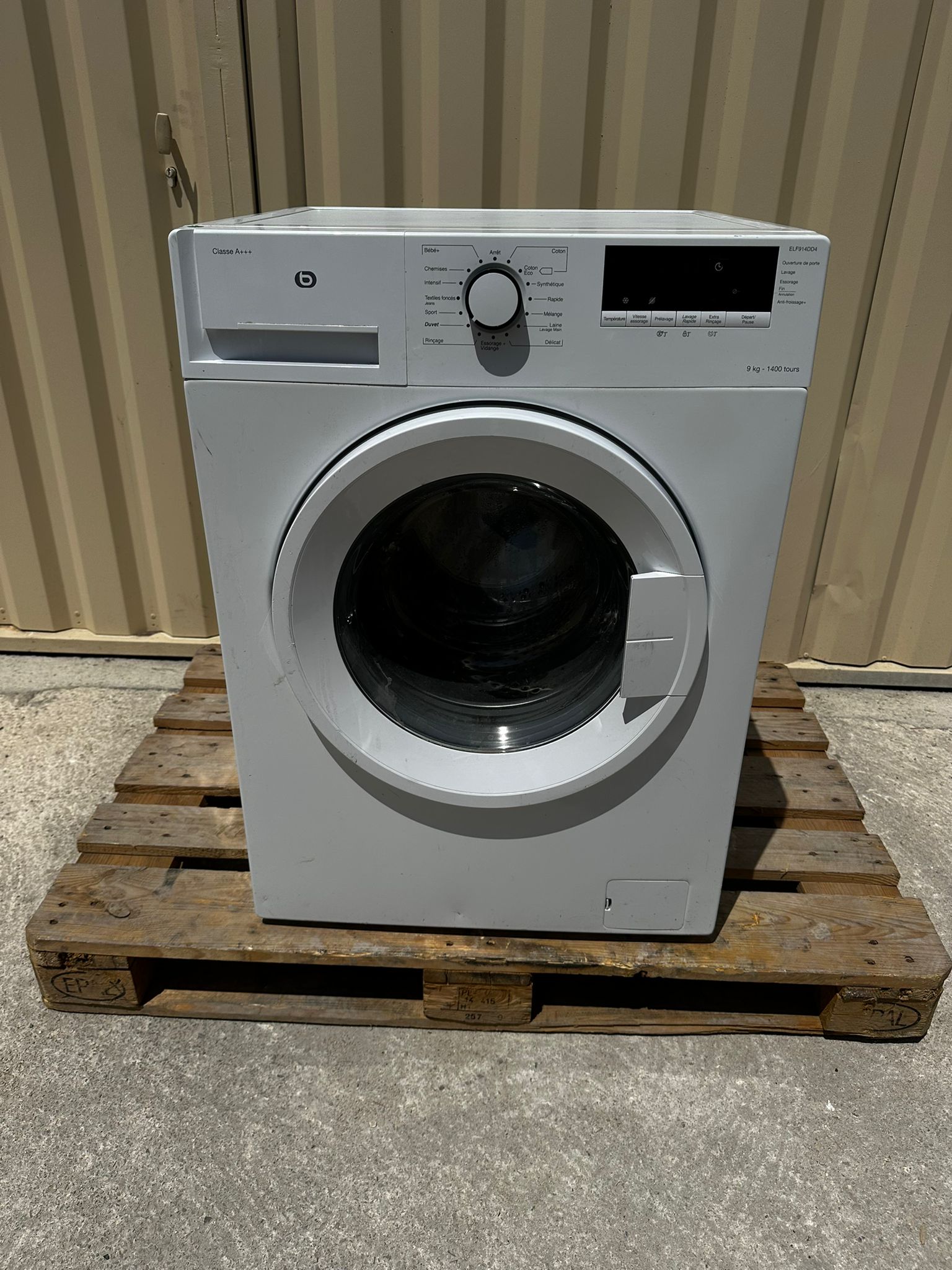 Lave-Linge ESSENTIEL B 9 Kg GARANTIE 1 AN