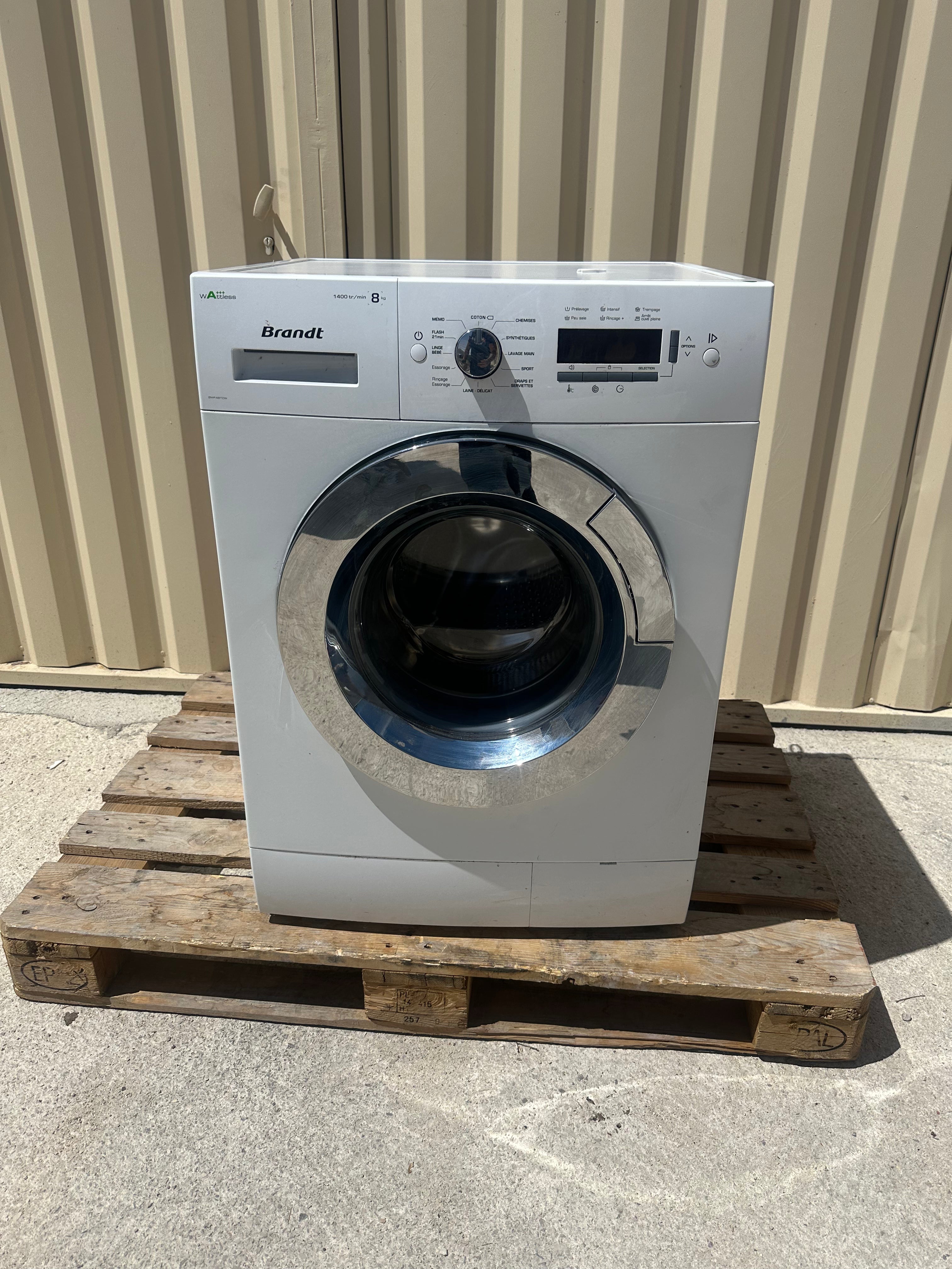 Lave-Linge BRANDT 8 Kg GARANTIE 1 AN