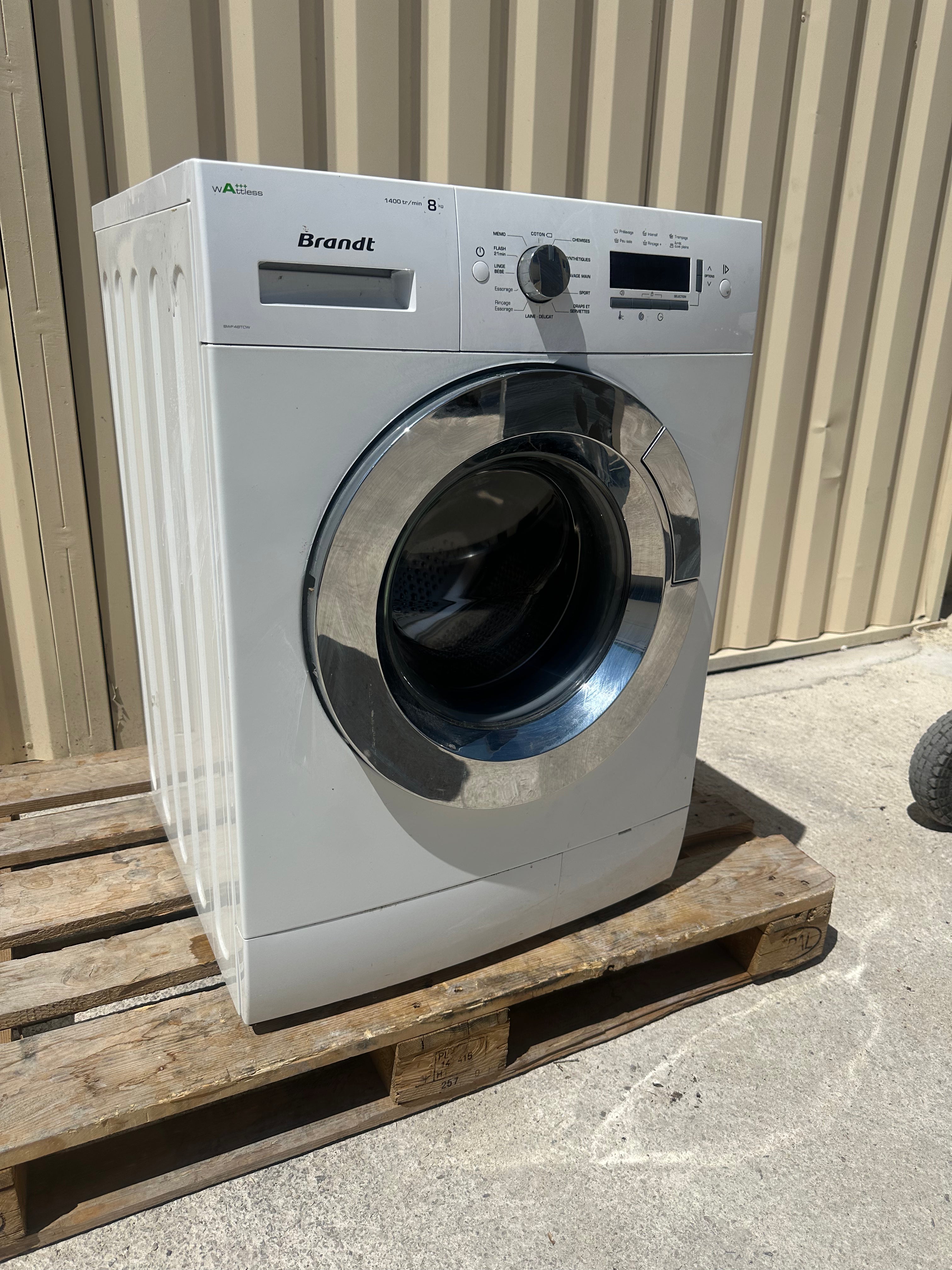 Lave-Linge BRANDT 8 Kg GARANTIE 1 AN