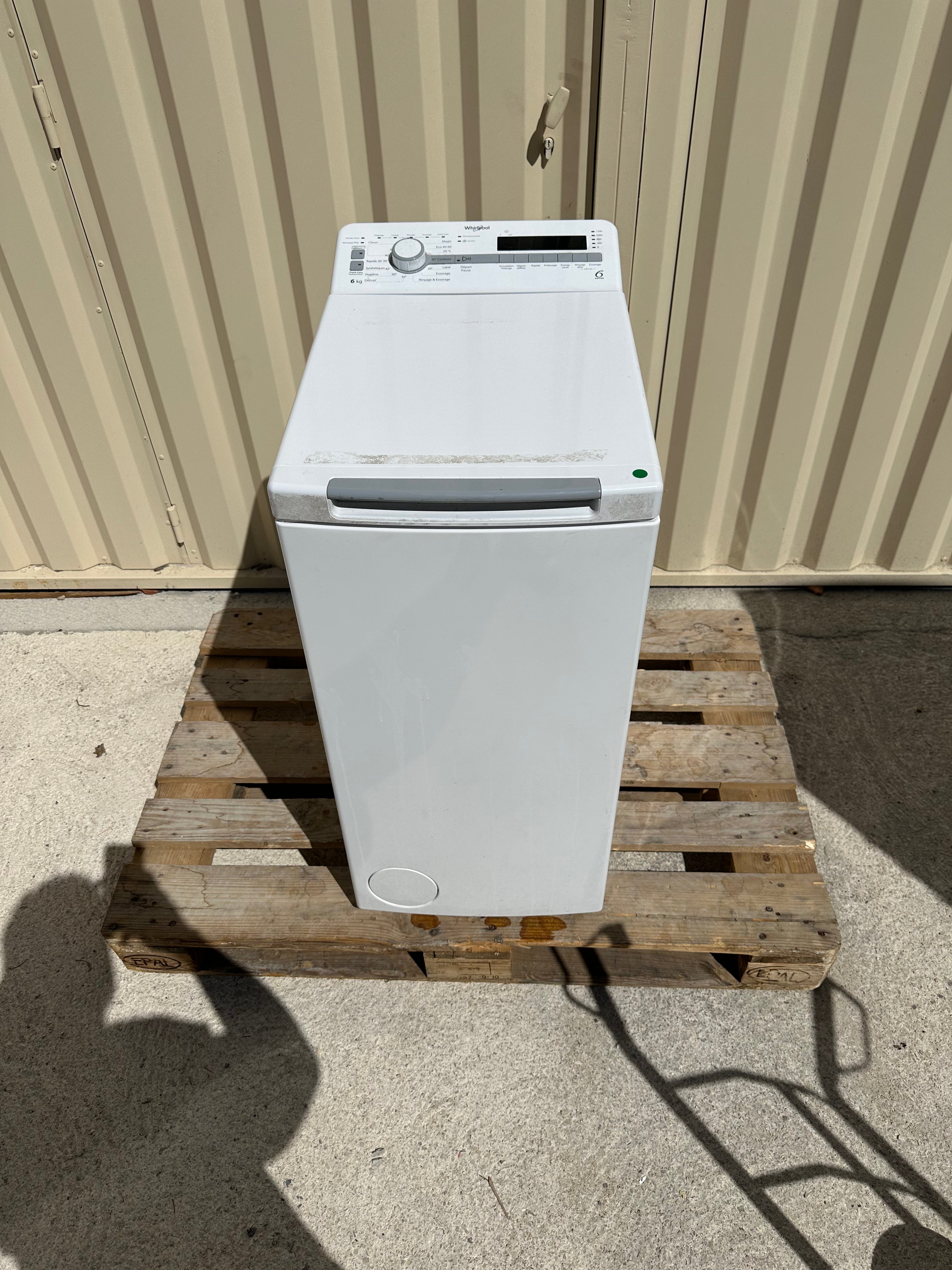 Lave-Linge Top WHIRLPOOL 6 Kg GARANTIE 1 AN