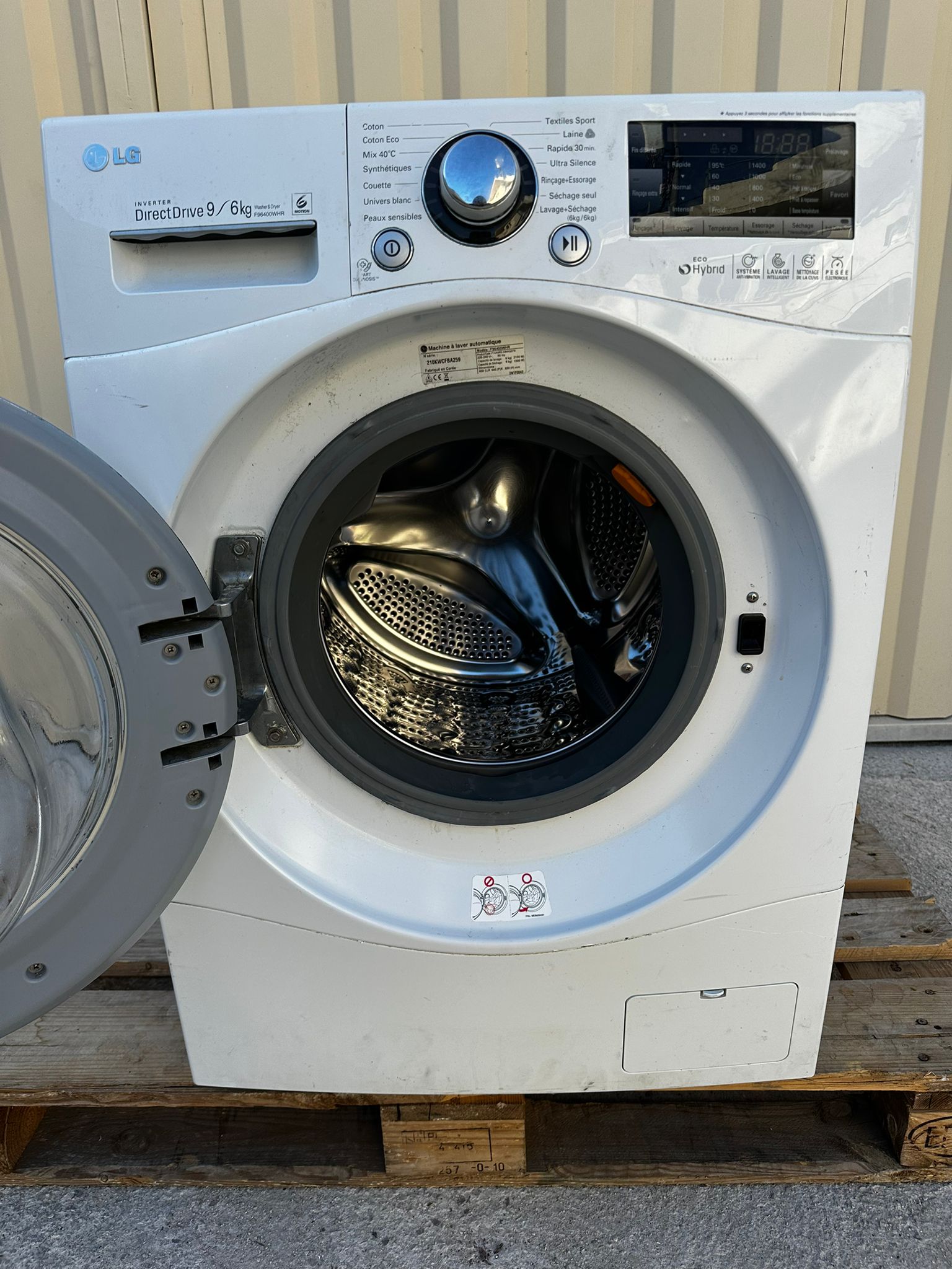 Lave-Linge Séchant LG 9 / 6 Kg GARANTIE 1 AN