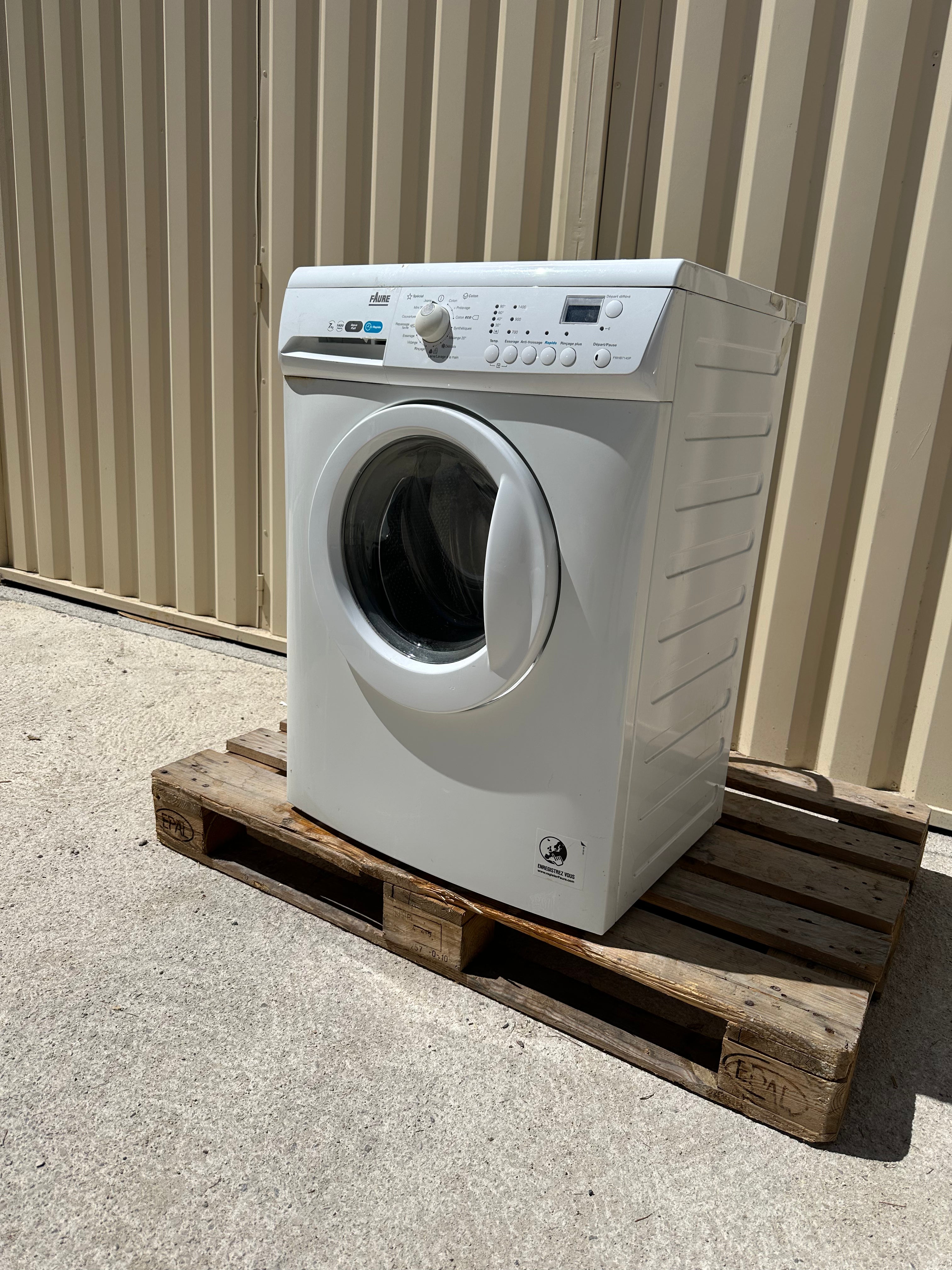 Lave-Linge FAURE 7 Kg GARANTIE 1 AN
