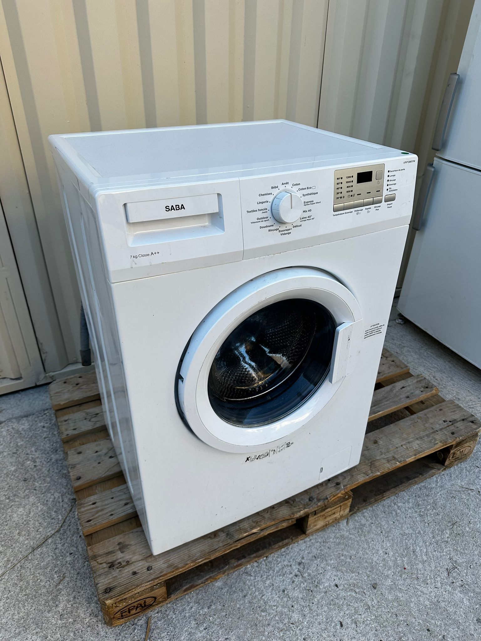 Lave-Linge SABA 7 Kg GARANTIE 1 AN