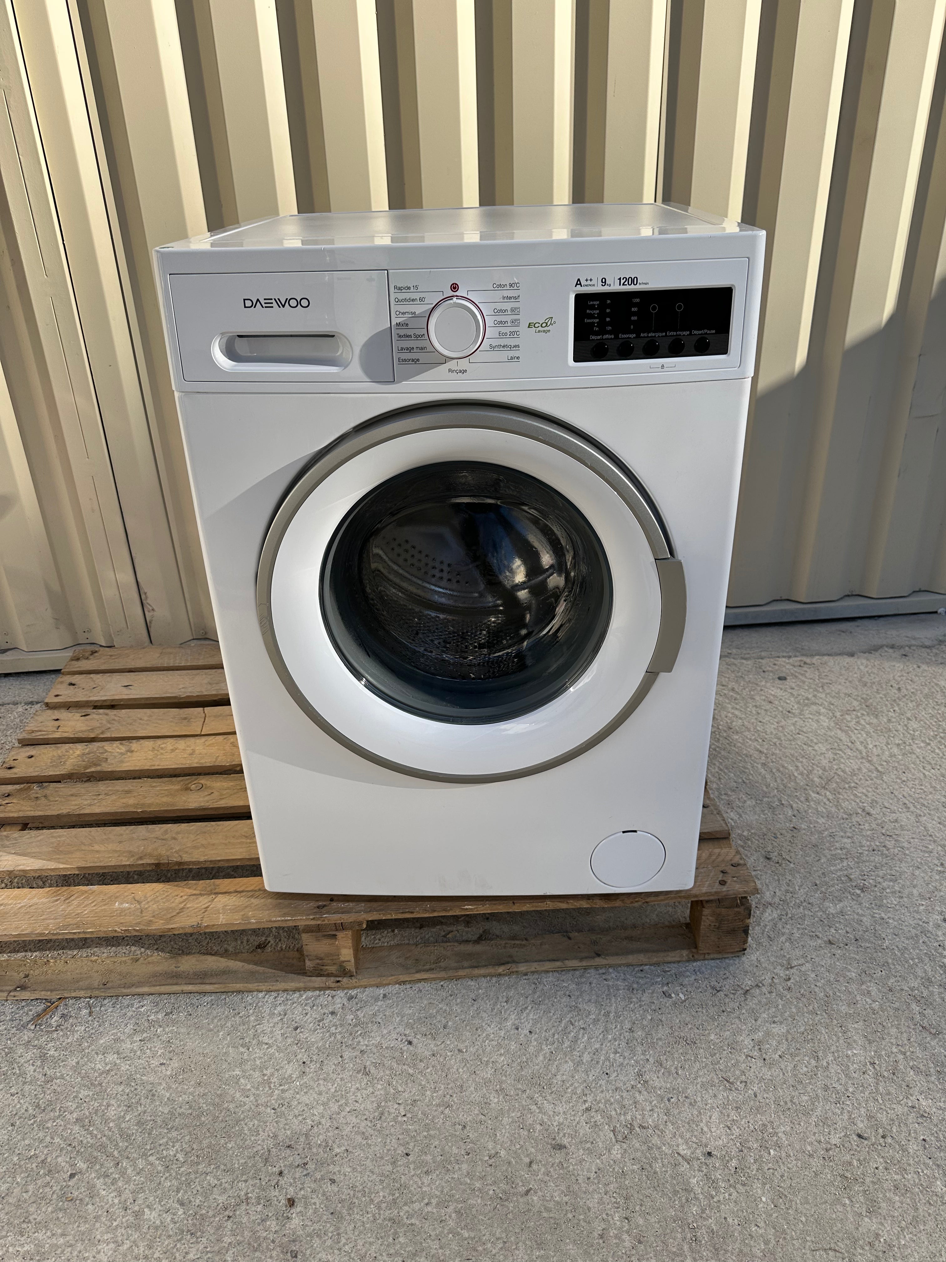 Lave-Linge DAEWOO 9 Kg GARANTIE 1 AN