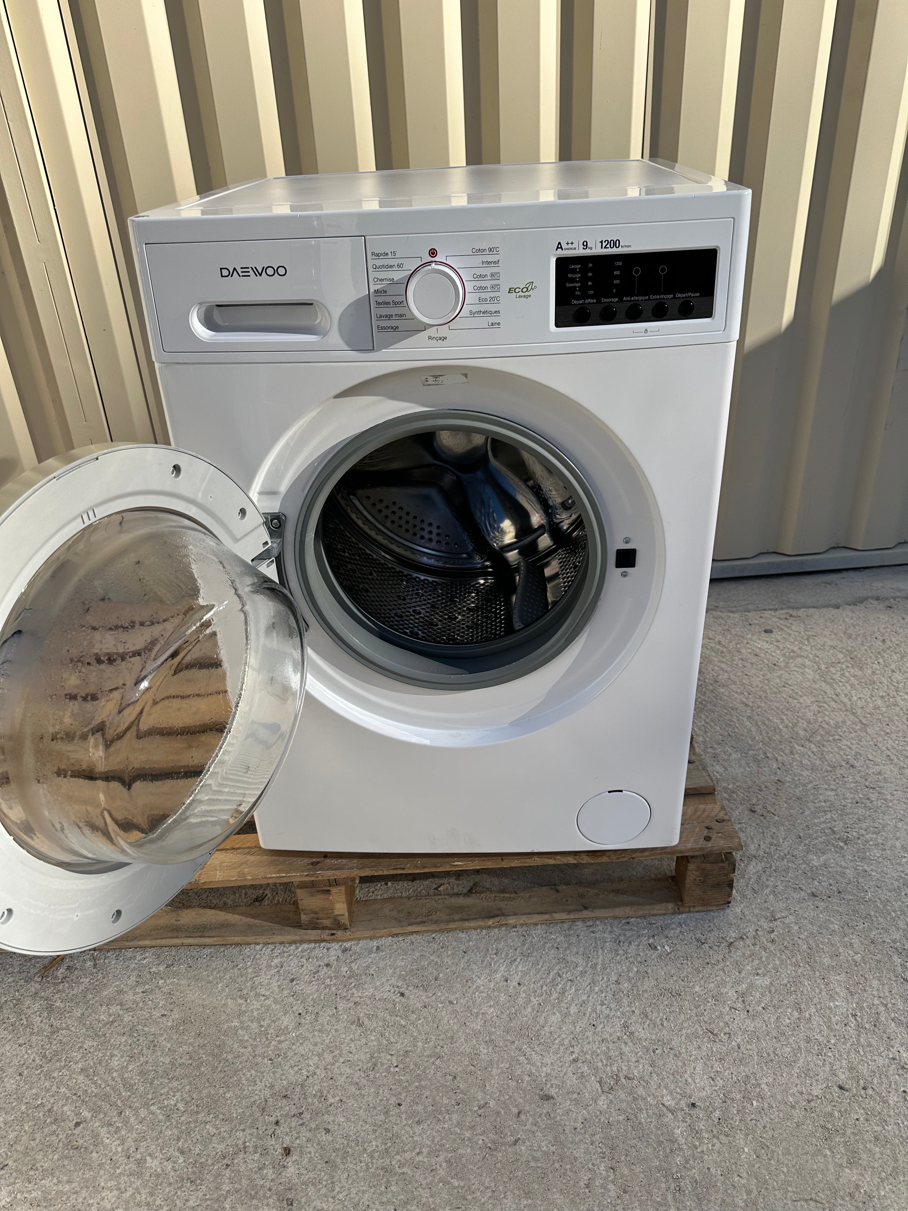 Lave-Linge DAEWOO 9 Kg GARANTIE 1 AN