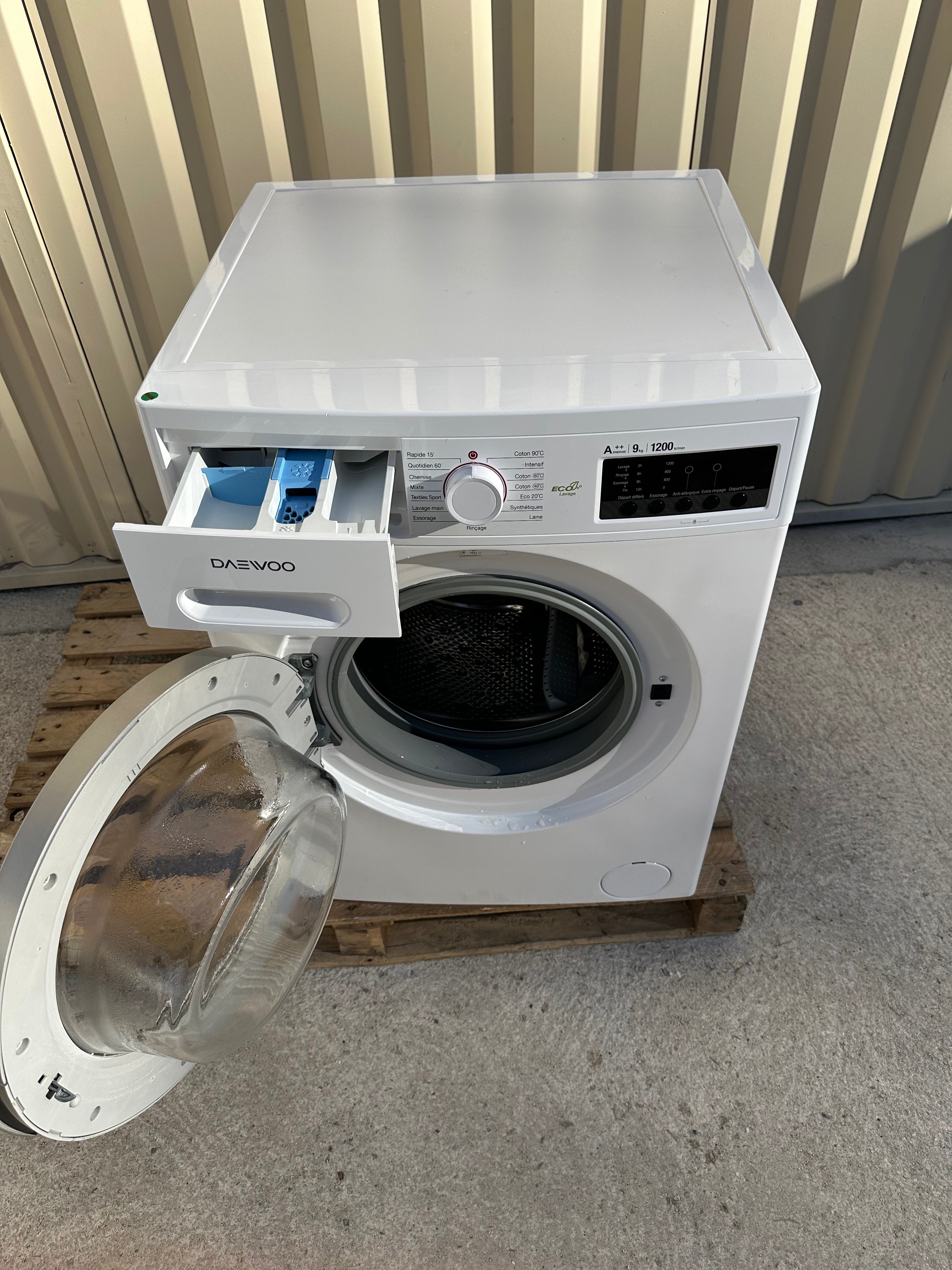 Lave-Linge DAEWOO 9 Kg GARANTIE 1 AN