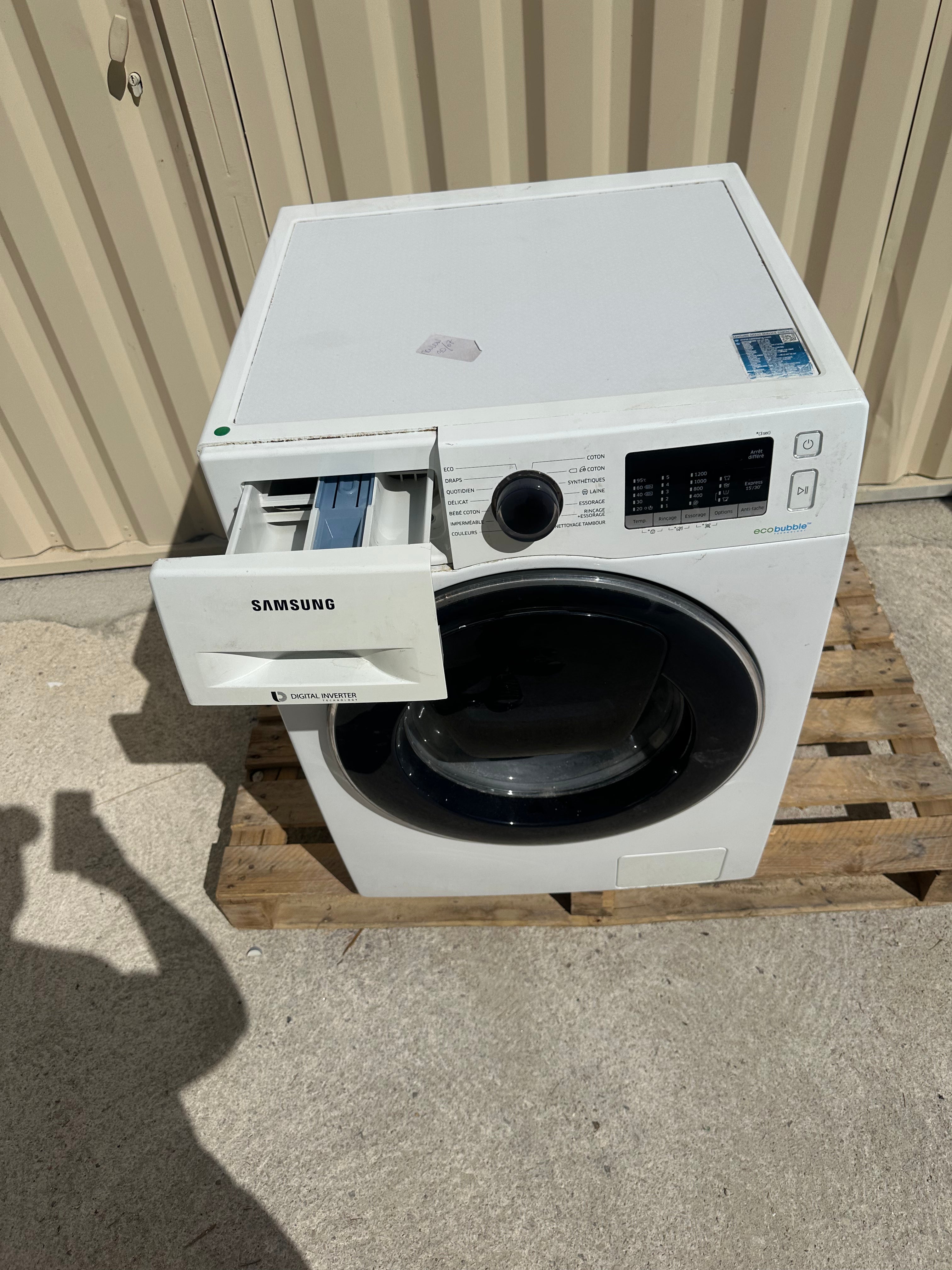 Lave-Linge SAMSUNG 8 Kg GARANTIE 1 AN