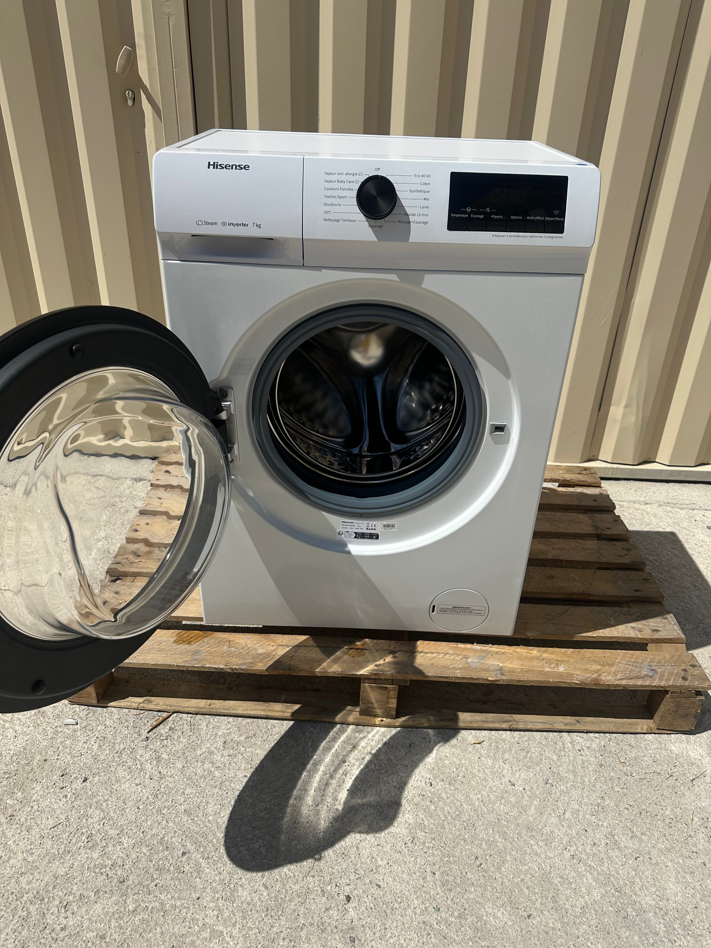 Lave-Linge HISENSE 7 Kg GARANTIE 1 AN