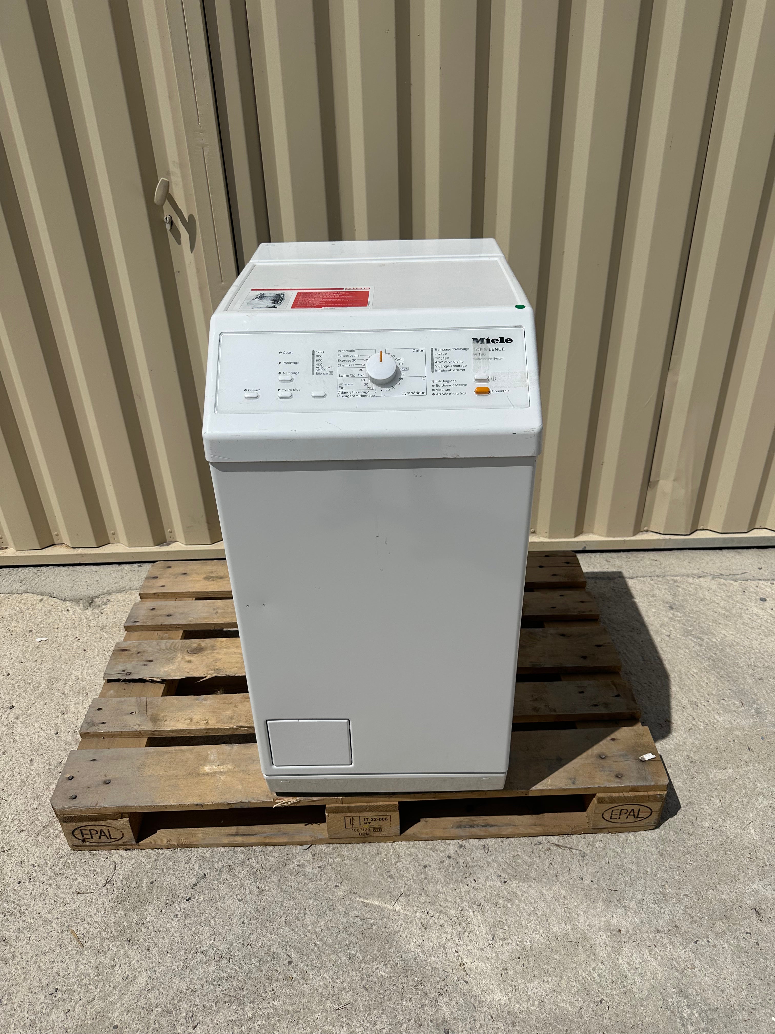 Lave-Linge Top MIELE 6 Kg GARANTIE 1 AN