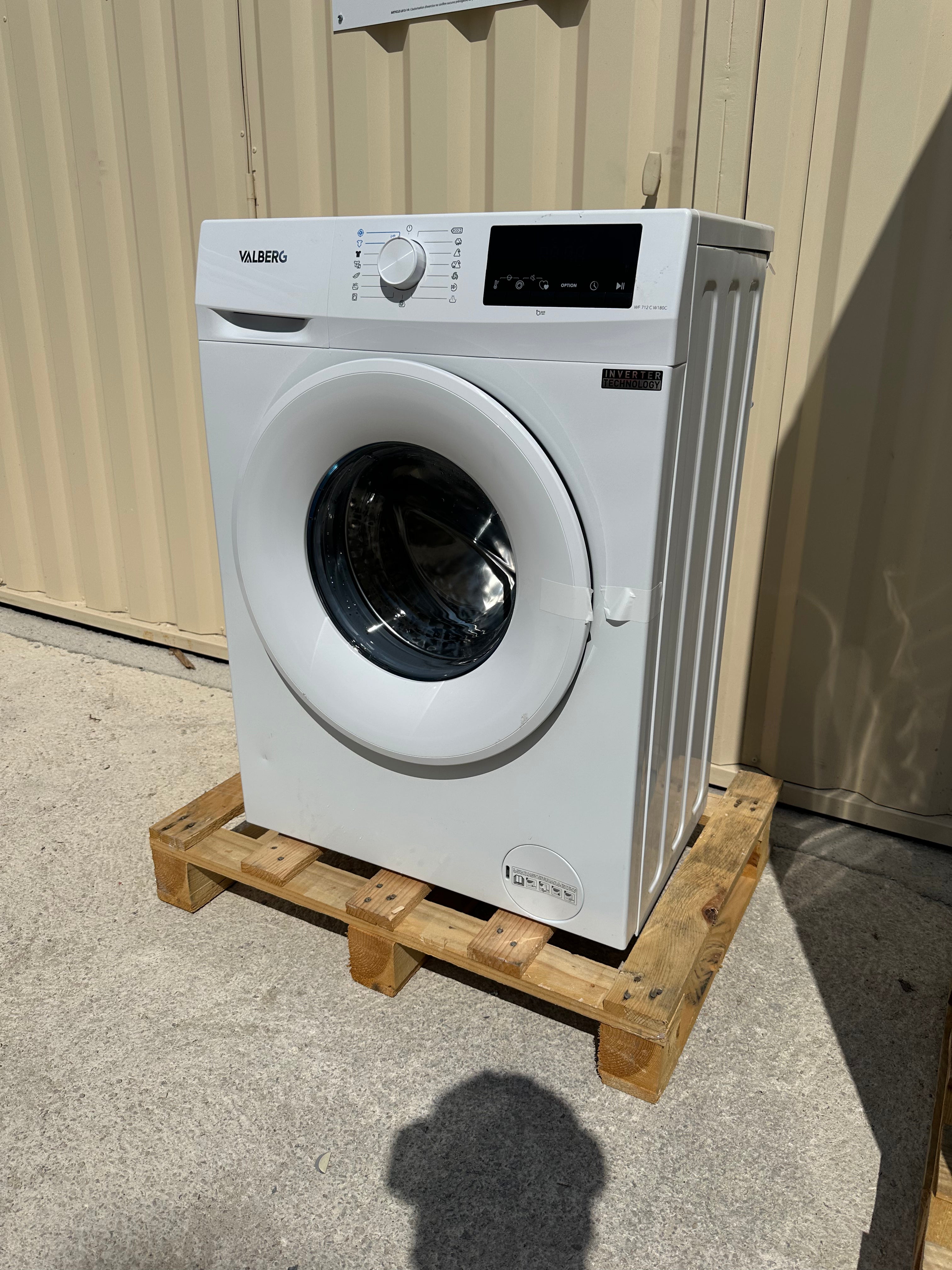 Lave-Linge VALBERG 7 Kg NEUF ( Avec Défaut d’Aspect ) GARANTIE 1 AN