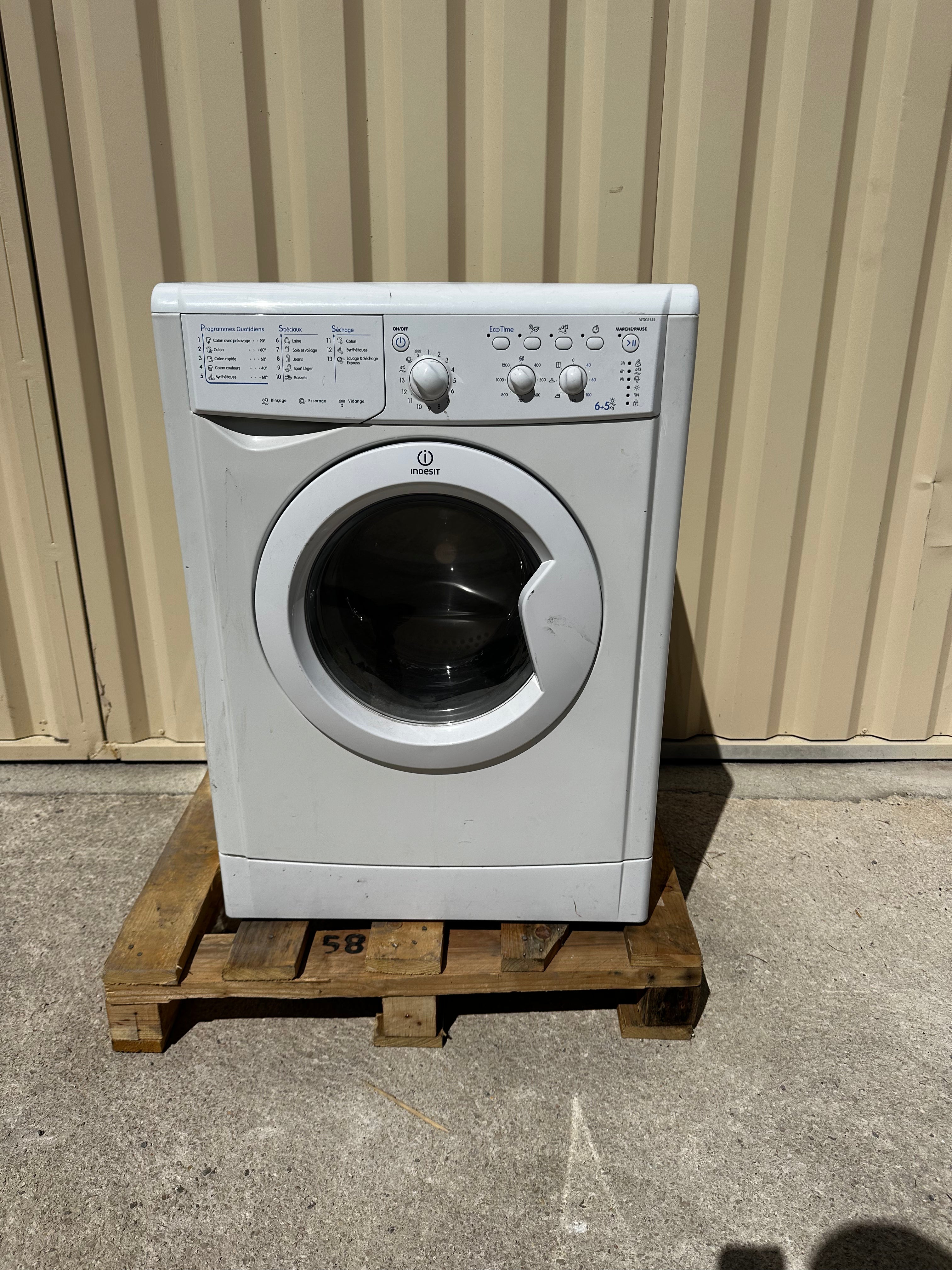 Lave-Linge Séchant INDESIT 8 + 5 Kg GARANTIE 1 AN
