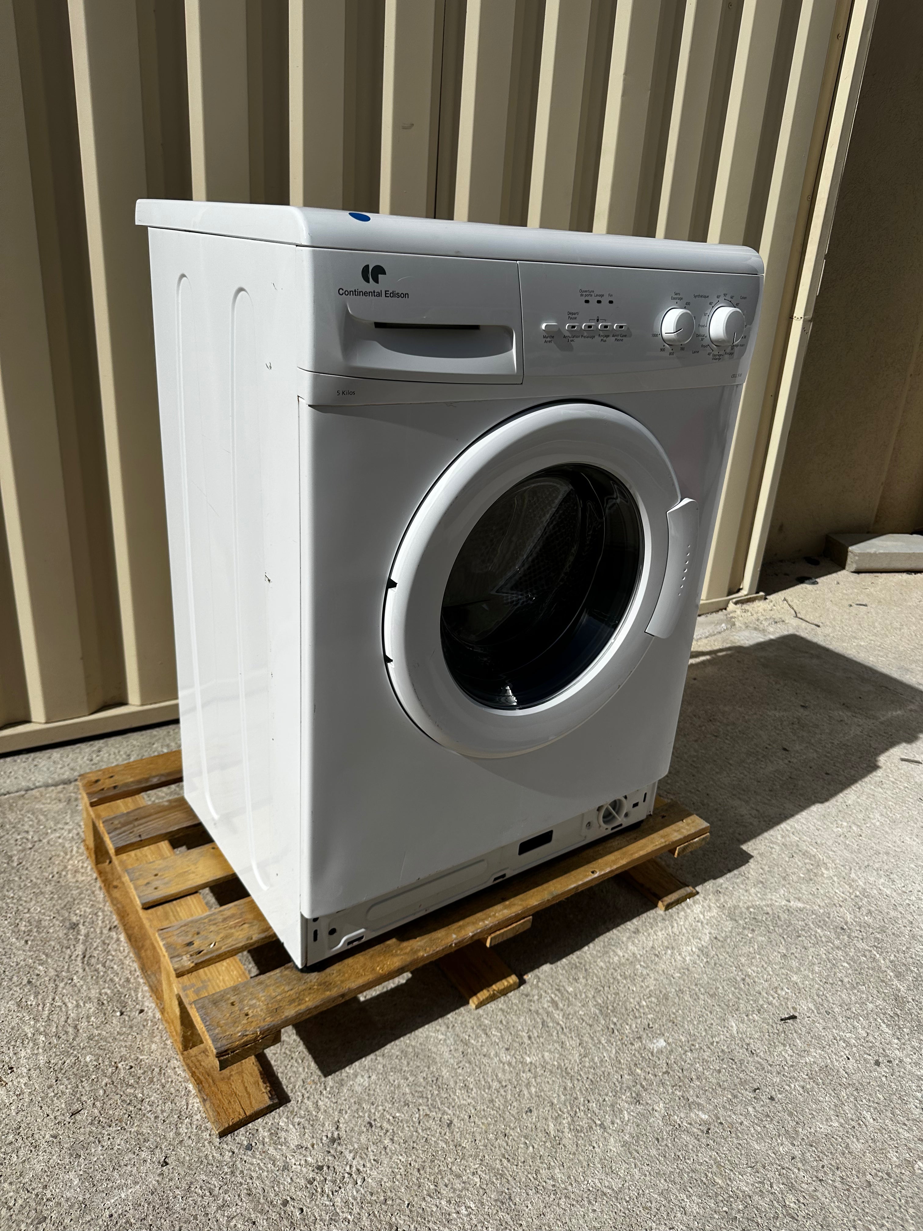 Lave-Linge CONTINENTAL-EDISON 5 Kg GARANTIE 1 AN