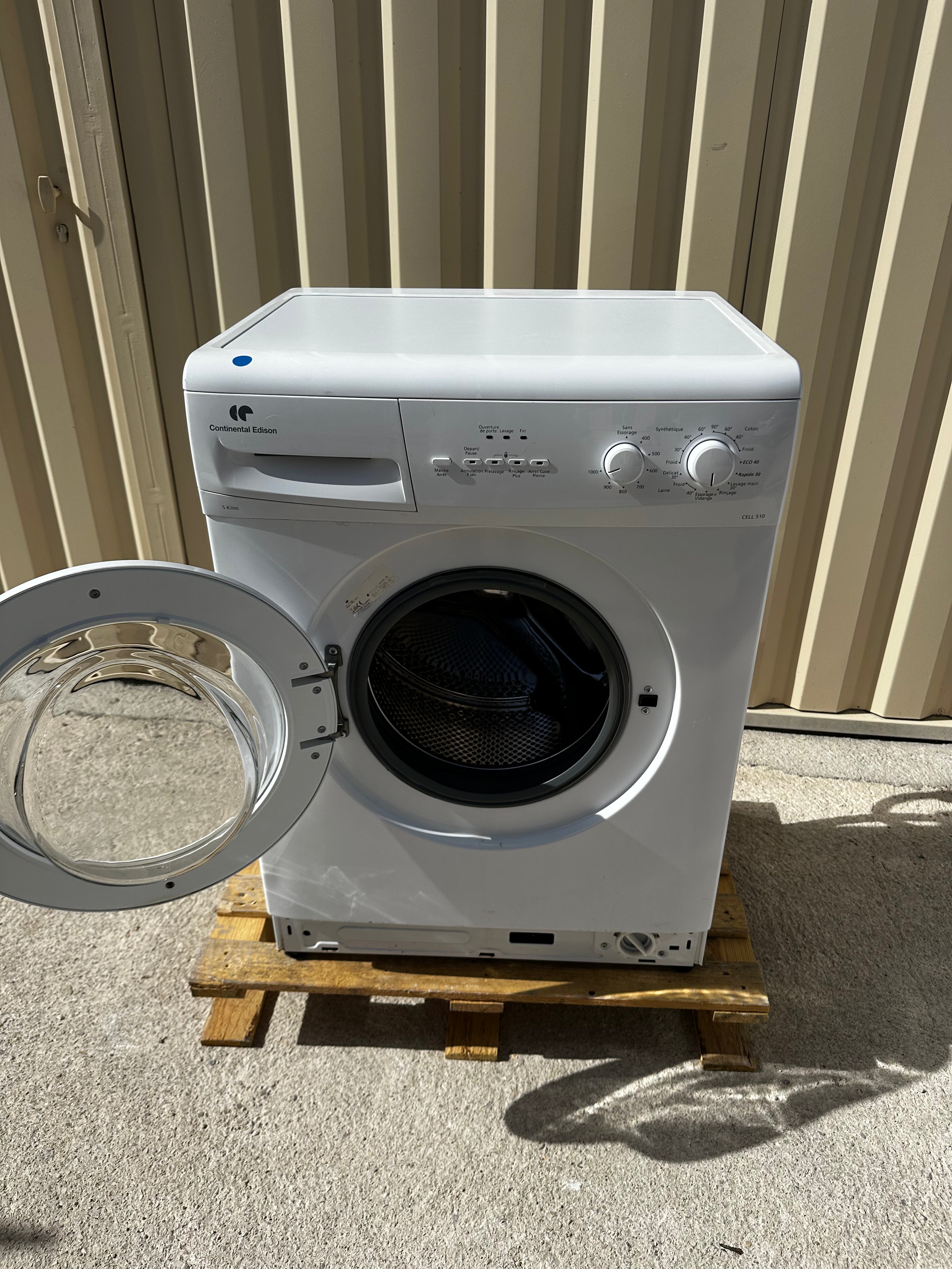 Lave-Linge CONTINENTAL-EDISON 5 Kg GARANTIE 1 AN