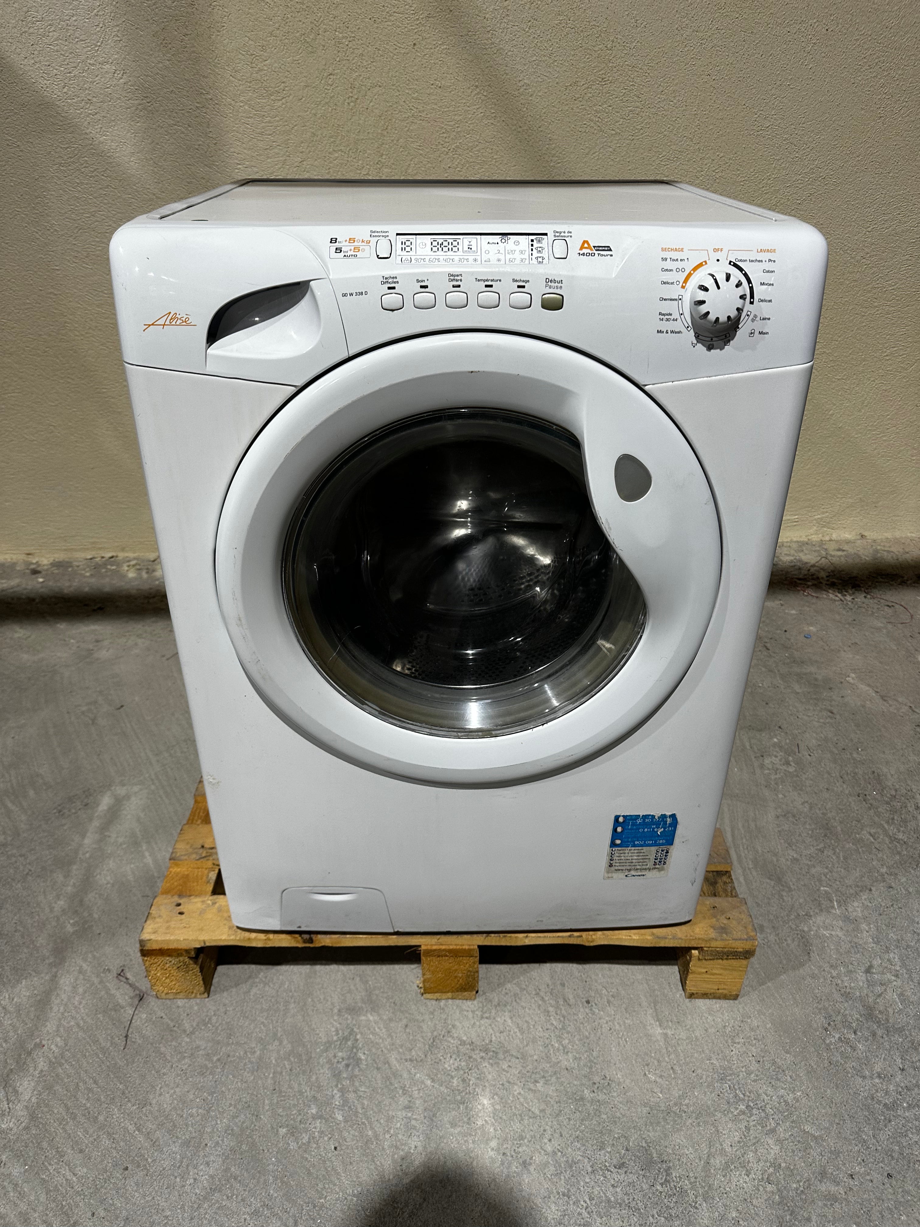 Lave-linge Séchant CANDY 8 + 5 Kg GARANTIE 1 AN