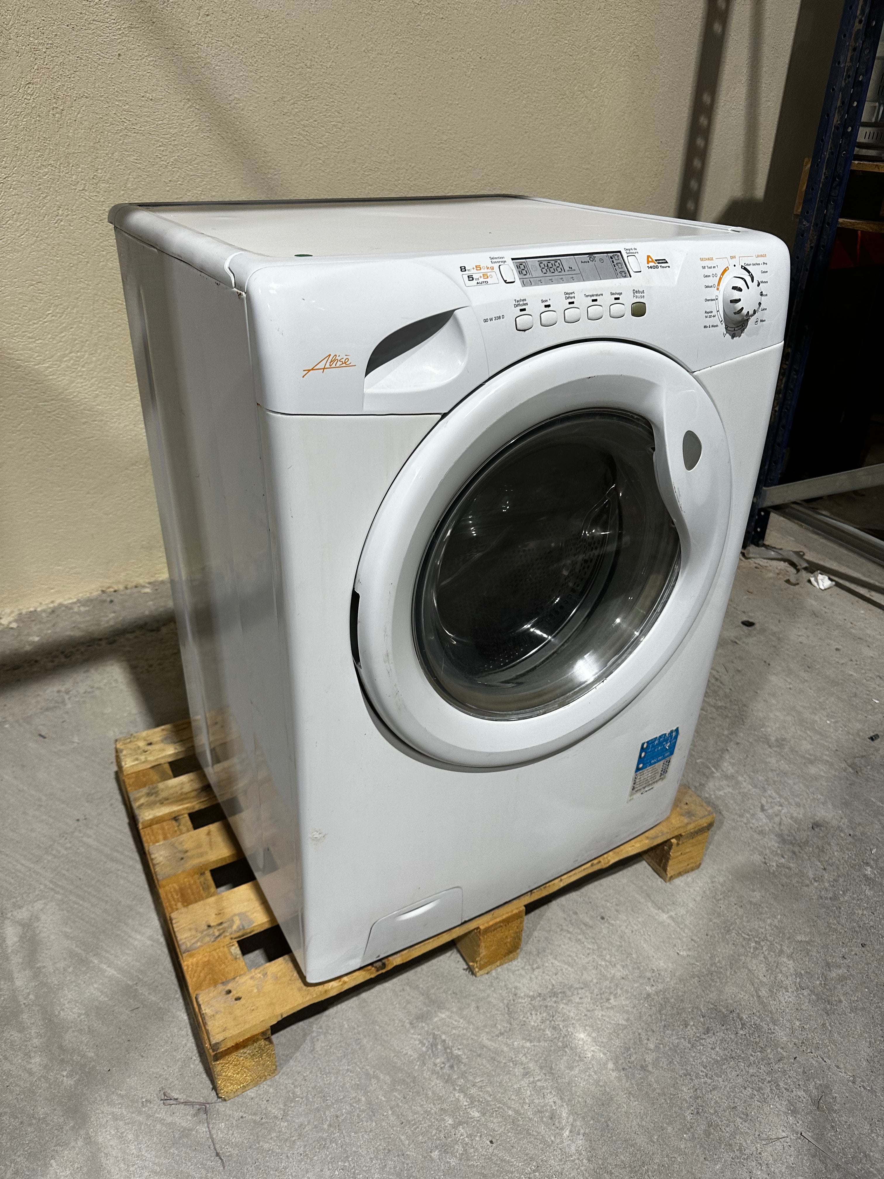 Lave-linge Séchant CANDY 8 + 5 Kg GARANTIE 1 AN