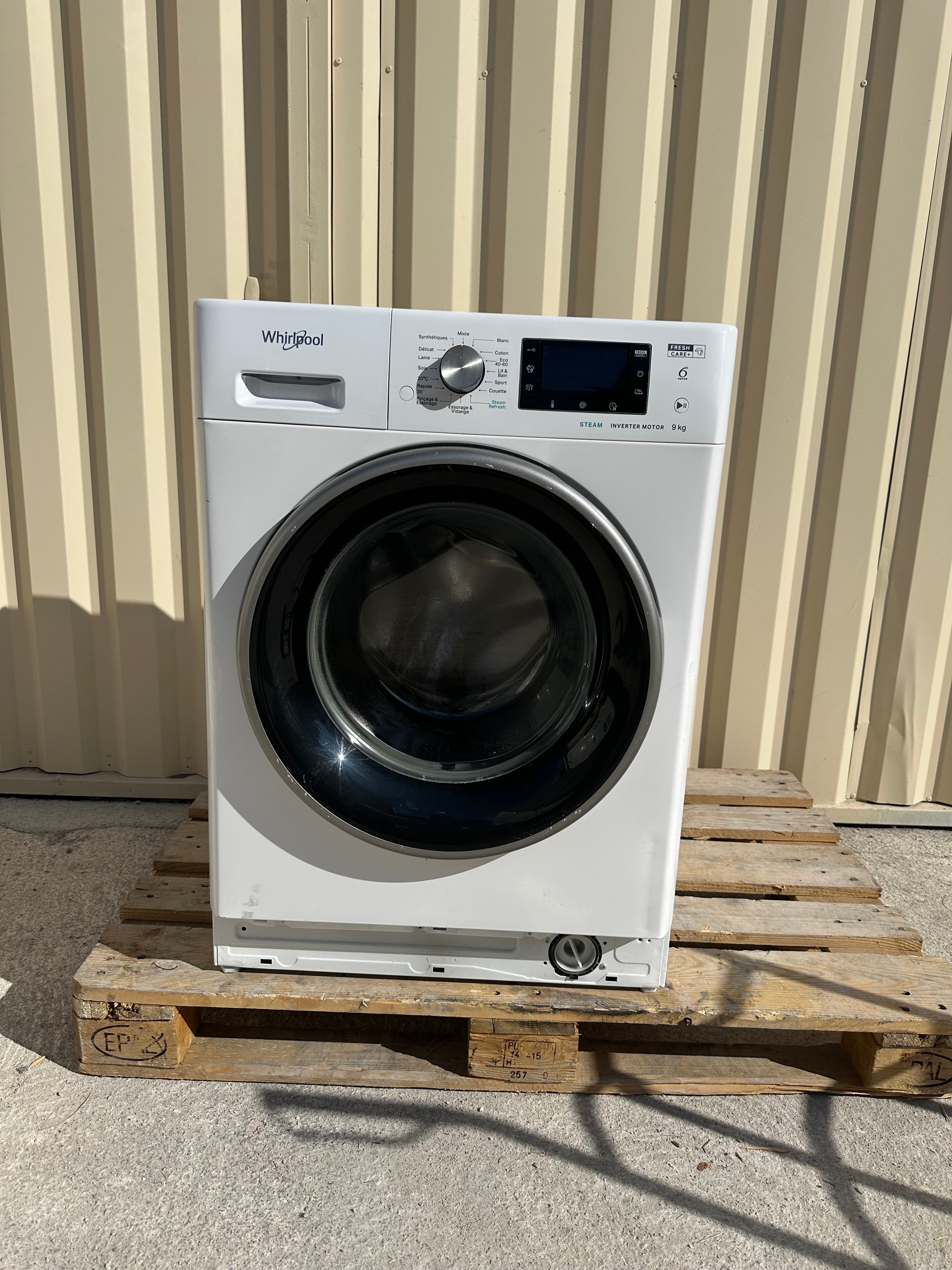 Lave Linge WHIRLPOOL 9Kg Garantie 1An