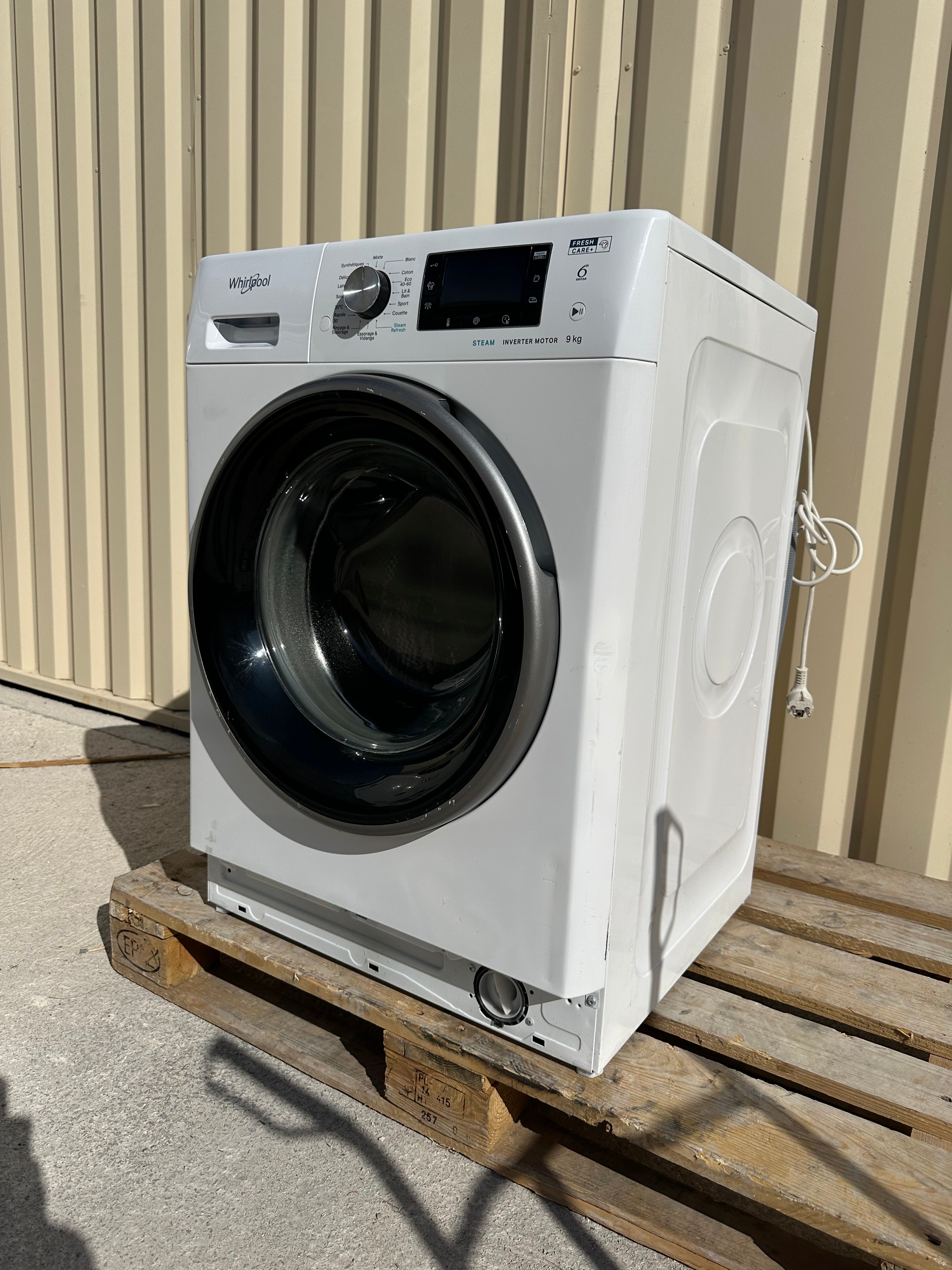 Lave Linge WHIRLPOOL 9Kg Garantie 1An