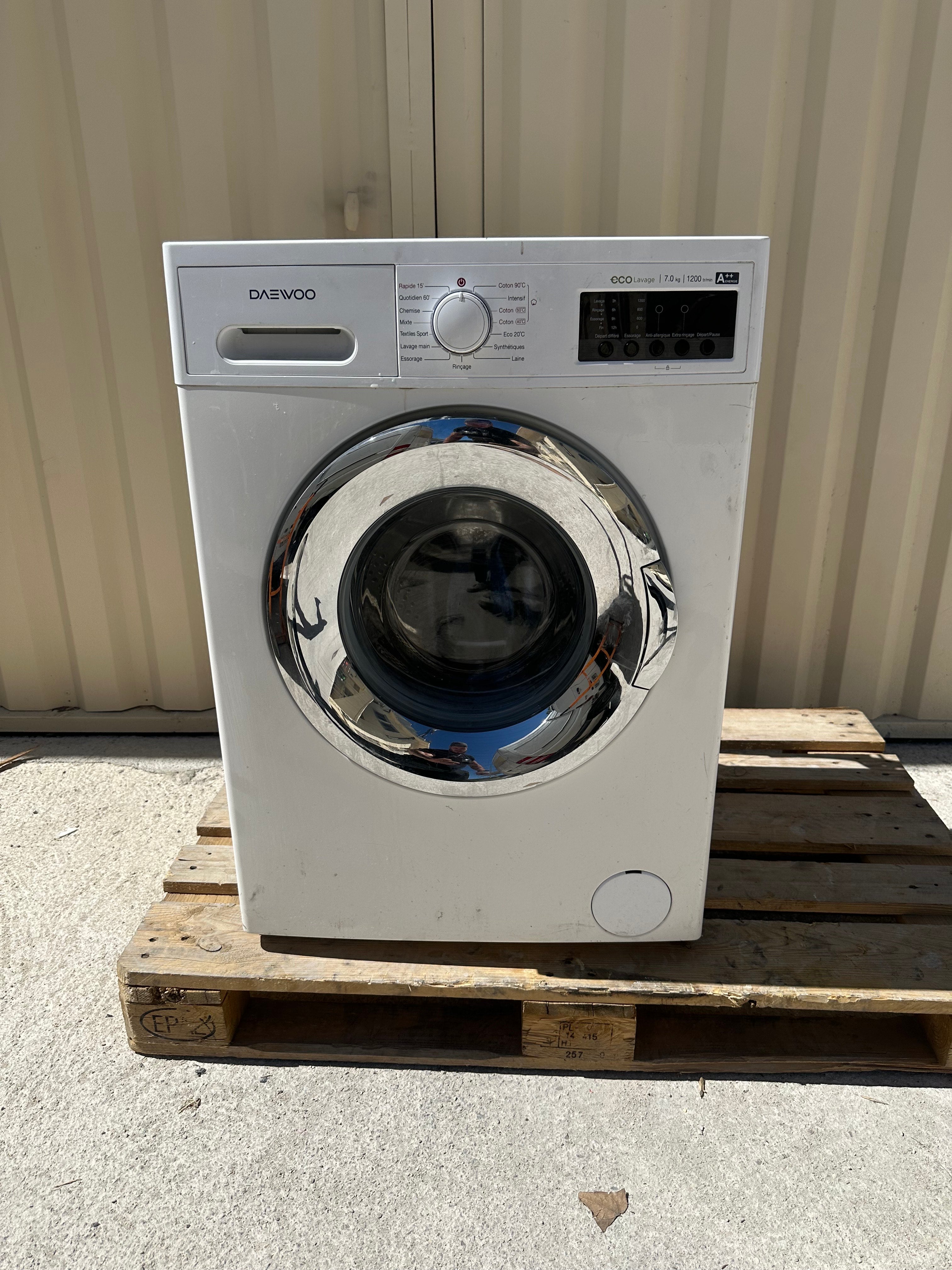 Lave-linge DAEWOO 7 Kg Garantie 1 An