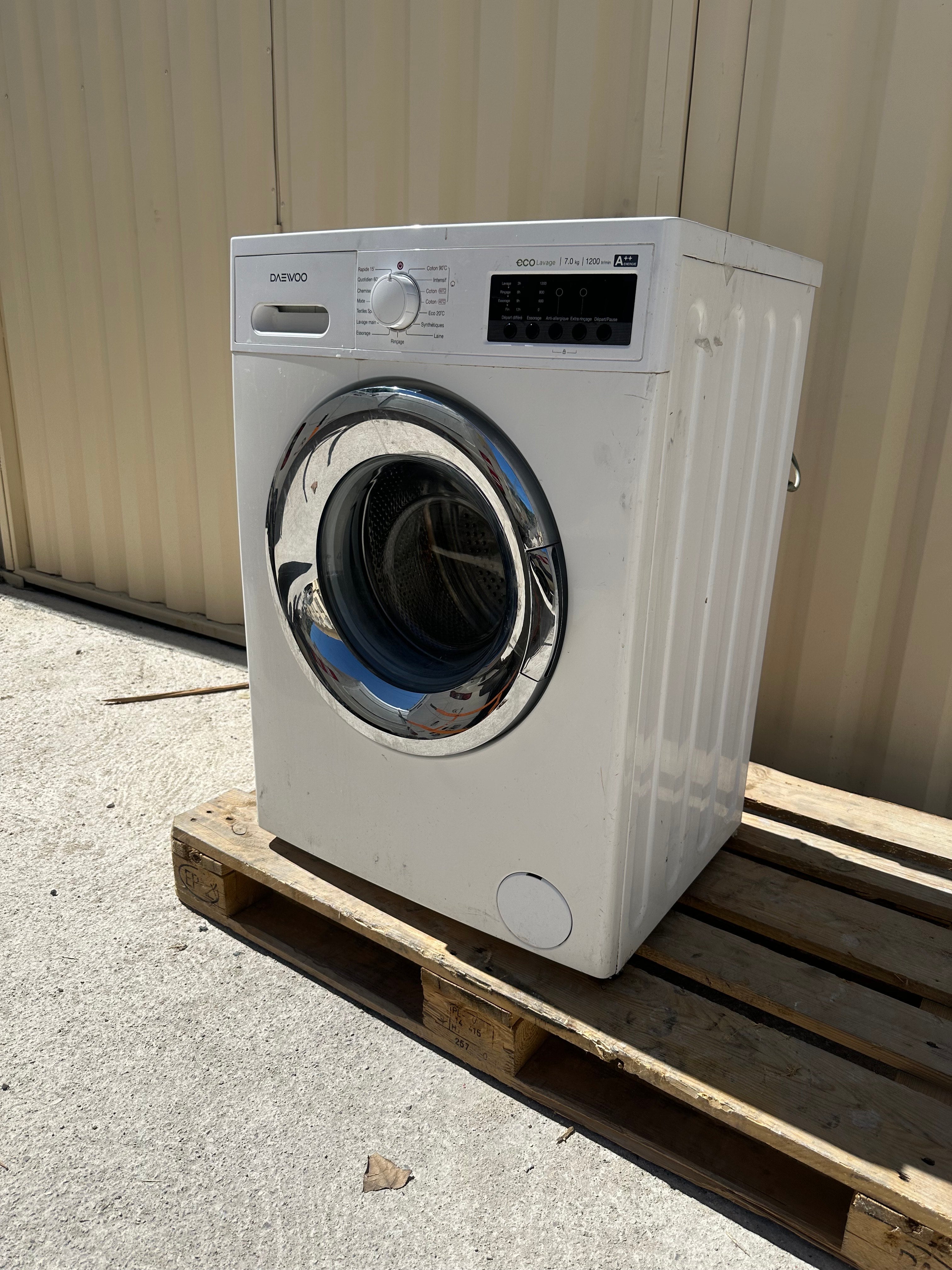 Lave-linge DAEWOO 7 Kg Garantie 1 An