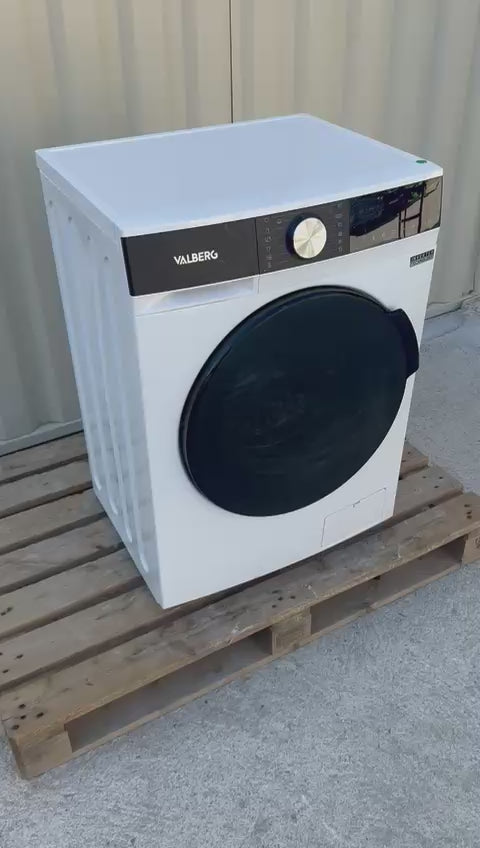 Charger la vidéo : Lave-Linge VALBERG 7 Kg Comme NEUVE ( Très Peu Servie ) GARANTIE 1 AN