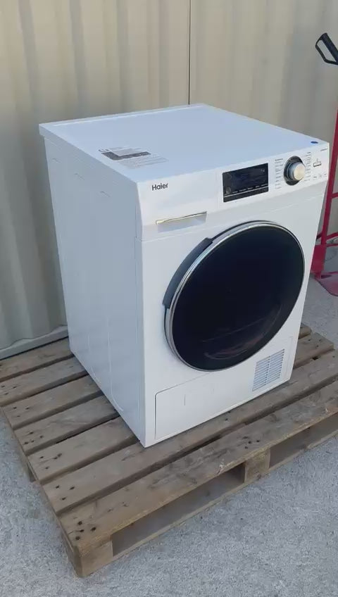 Charger la vidéo : Sèche-Linge HAIER 9 Kg GARANTIE 1 AN