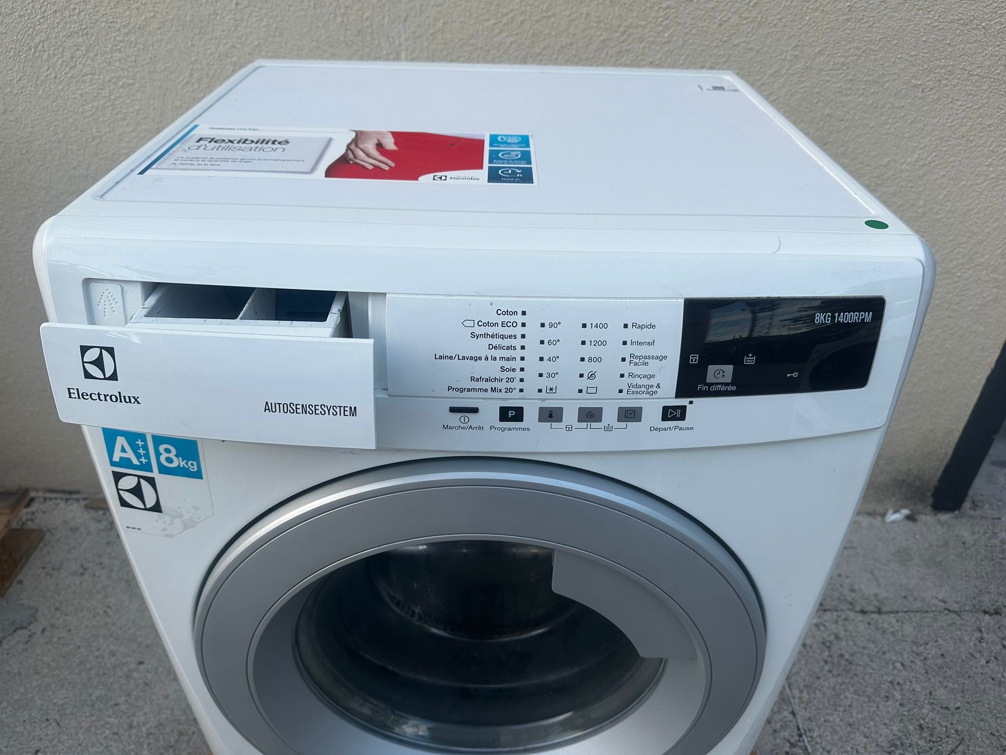 Lave-Linge ELECTROLUX 8 Kg GARANTIE 1 AN