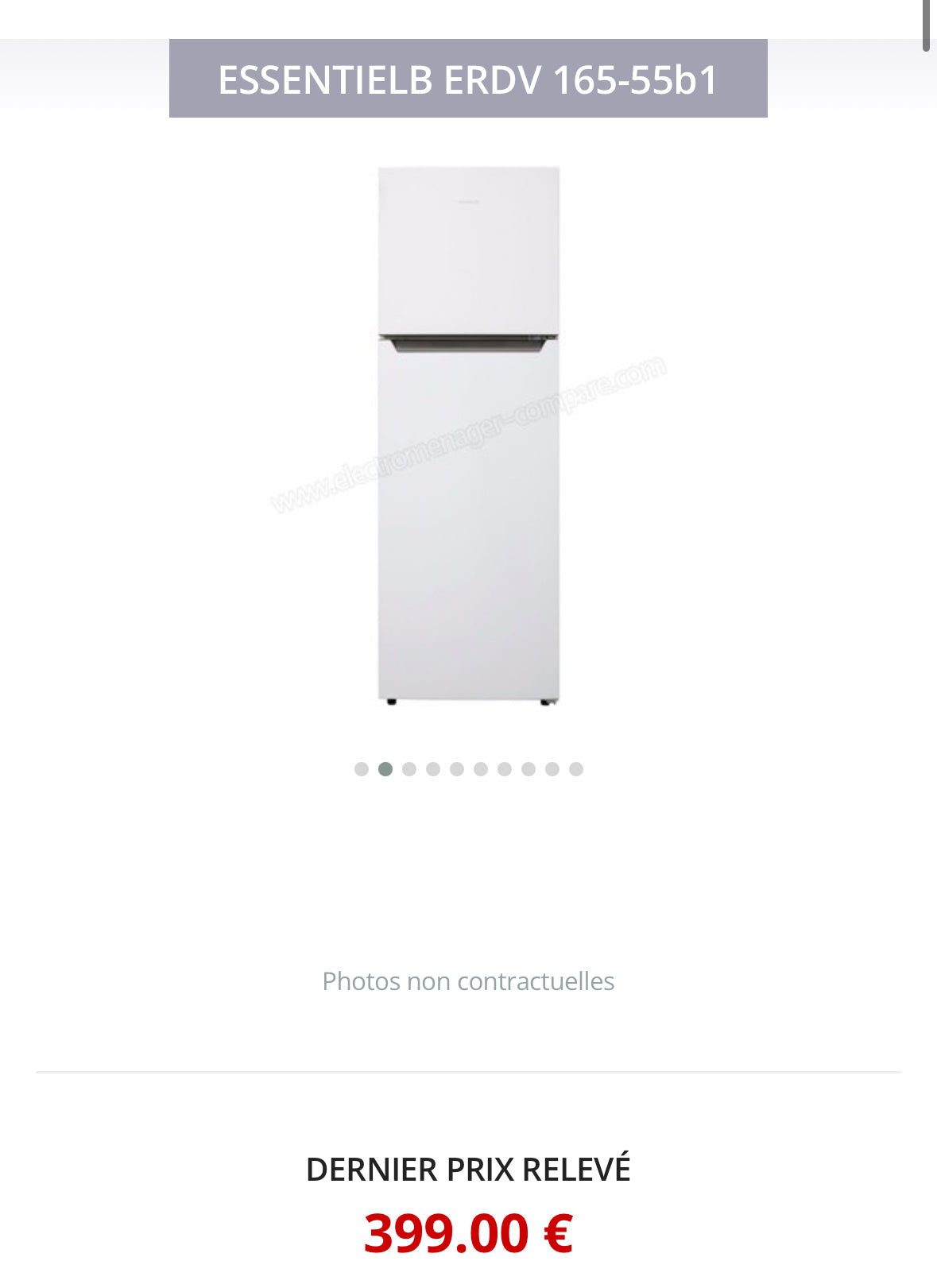 Frigo Combiné ESSENTIEL B No Frost GARANTIE 1 AN