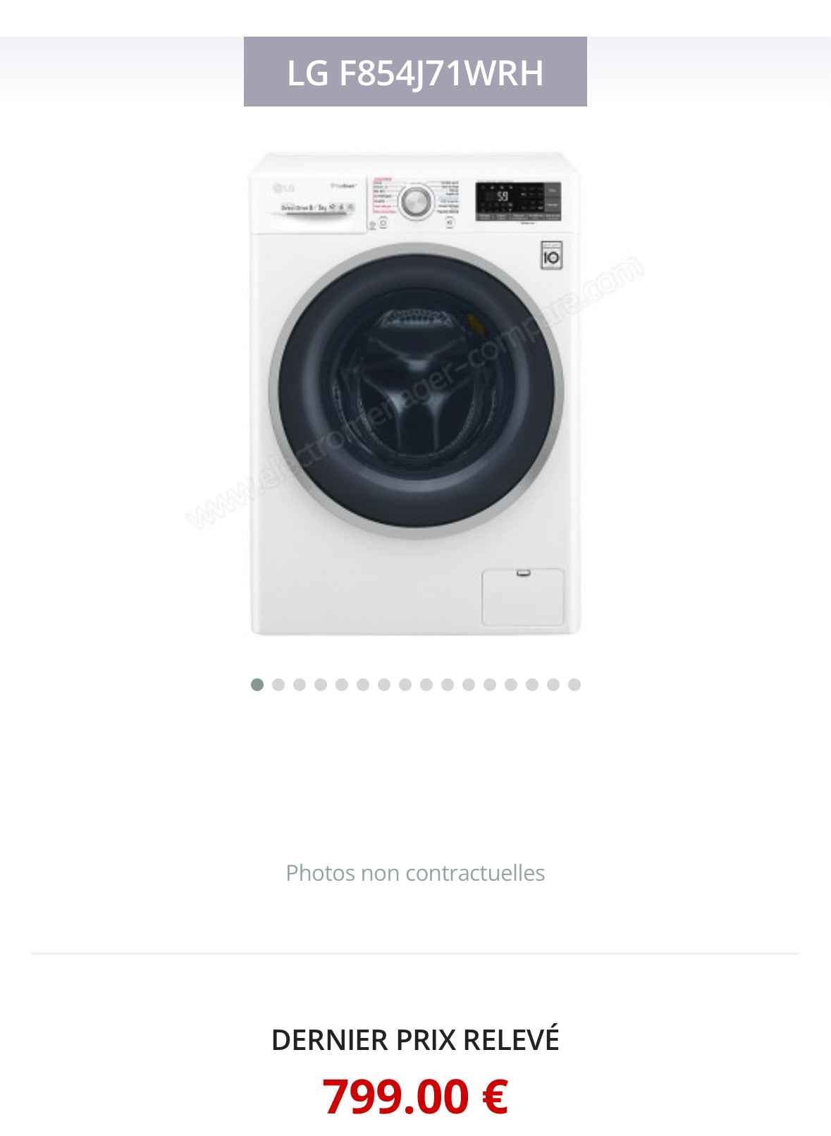 Lave-Linge Séchant LG 8 + 5 Kg GARANTIE 1 AN