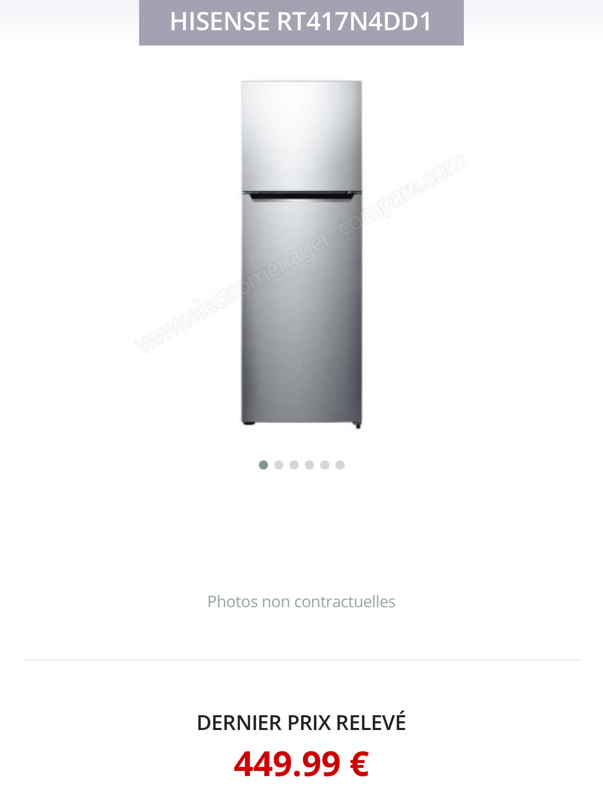 Frigo Combiné HISENSE No Frost GARANTIE 1 AN