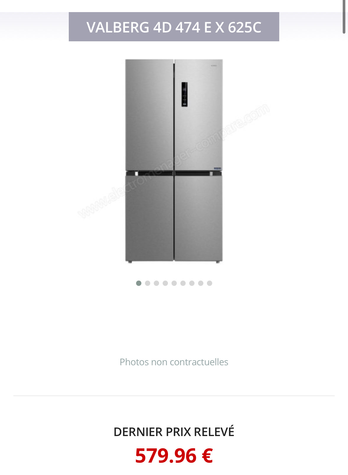 Frigo MultiPortes VALBERG Froid Ventilé GARANTIE 1 AN