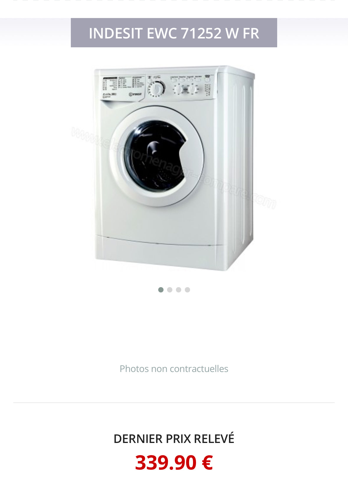 Lave-Linge INDESIT 7 Kg GARANTIE 1 AN