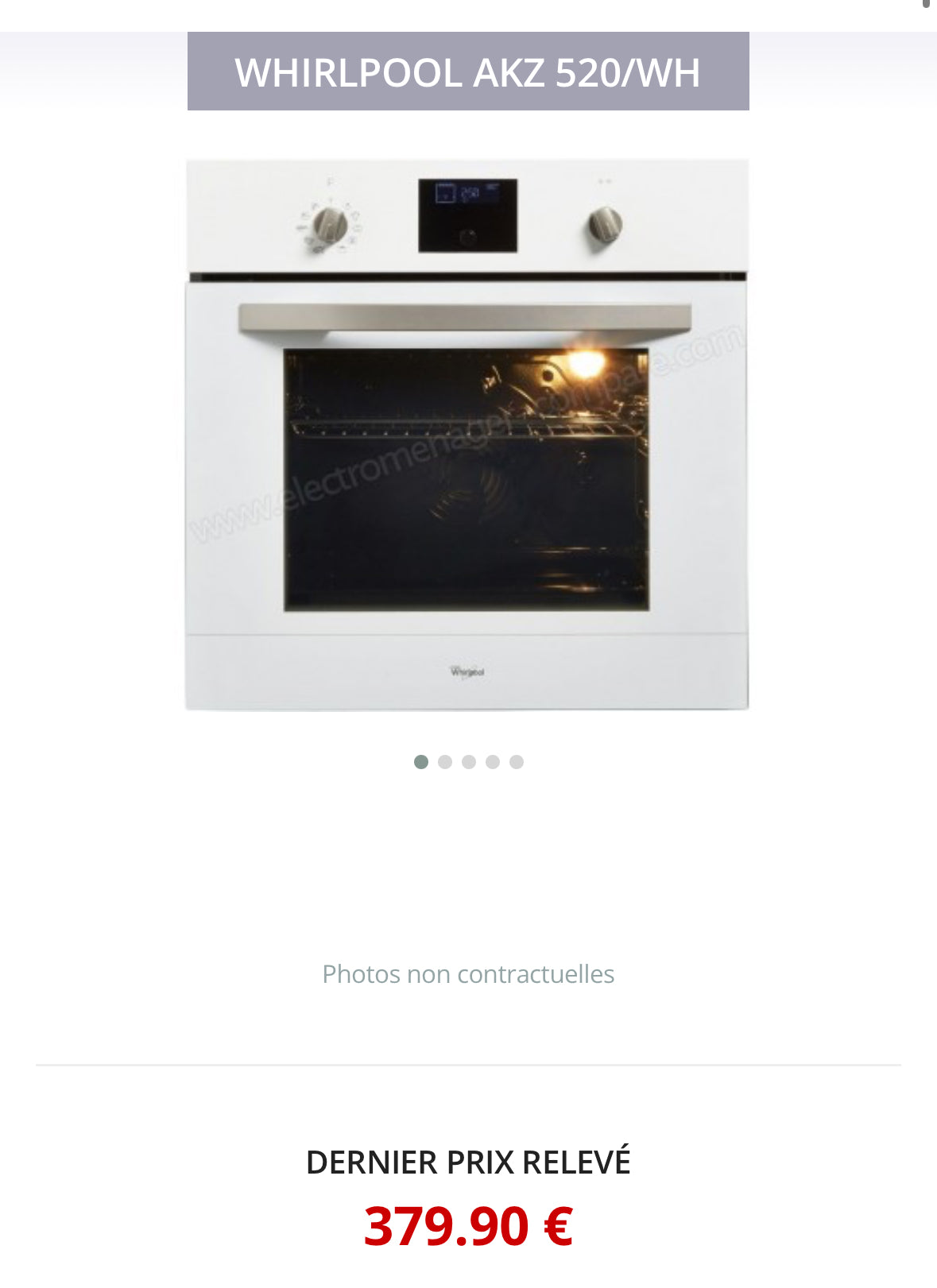 Four Encastrable WHIRLPOOL Avec Pyrolyse GARANTIE 1 AN