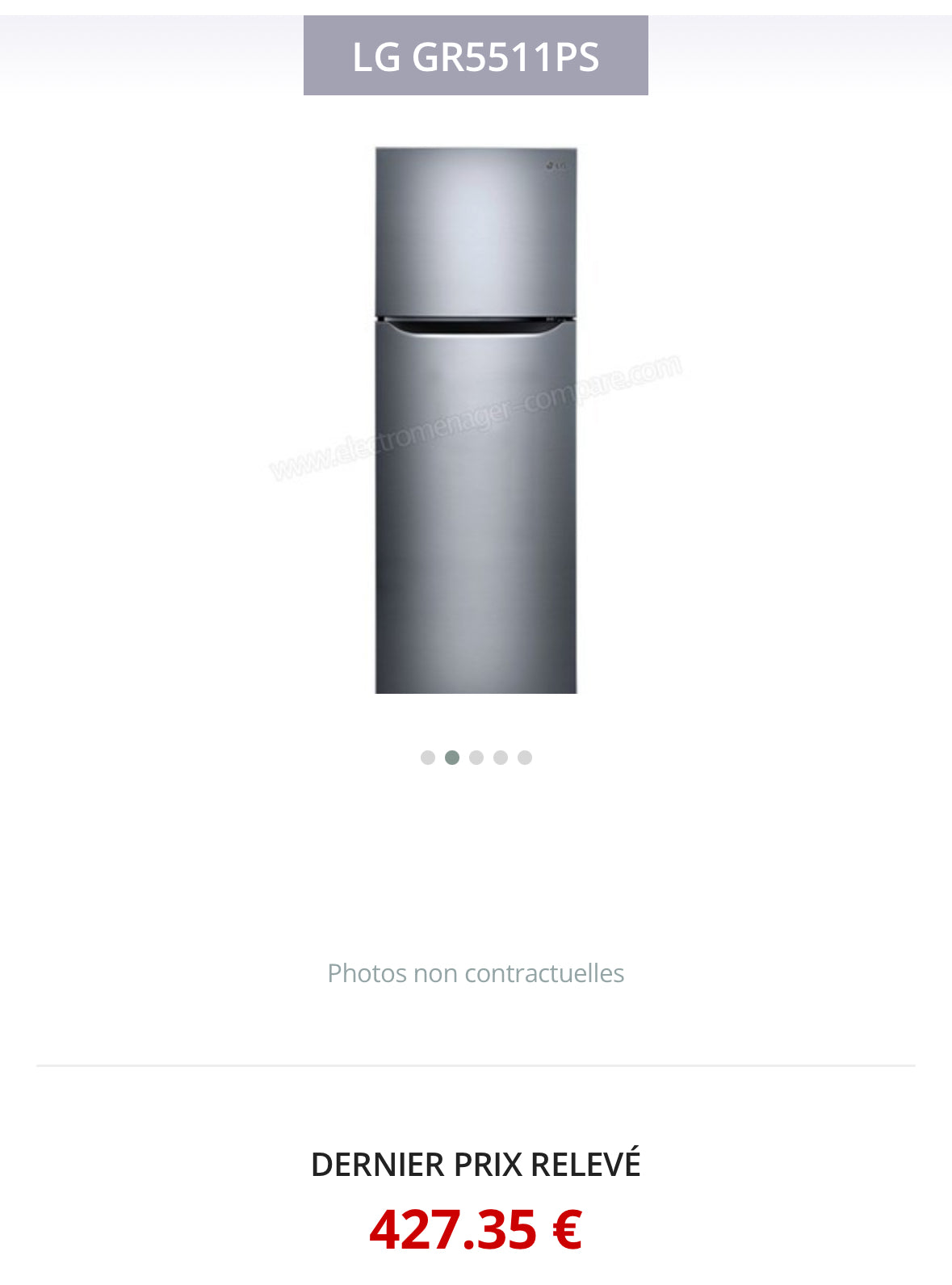 Frigo Combiné LG No Frost GARANTIE 1 AN