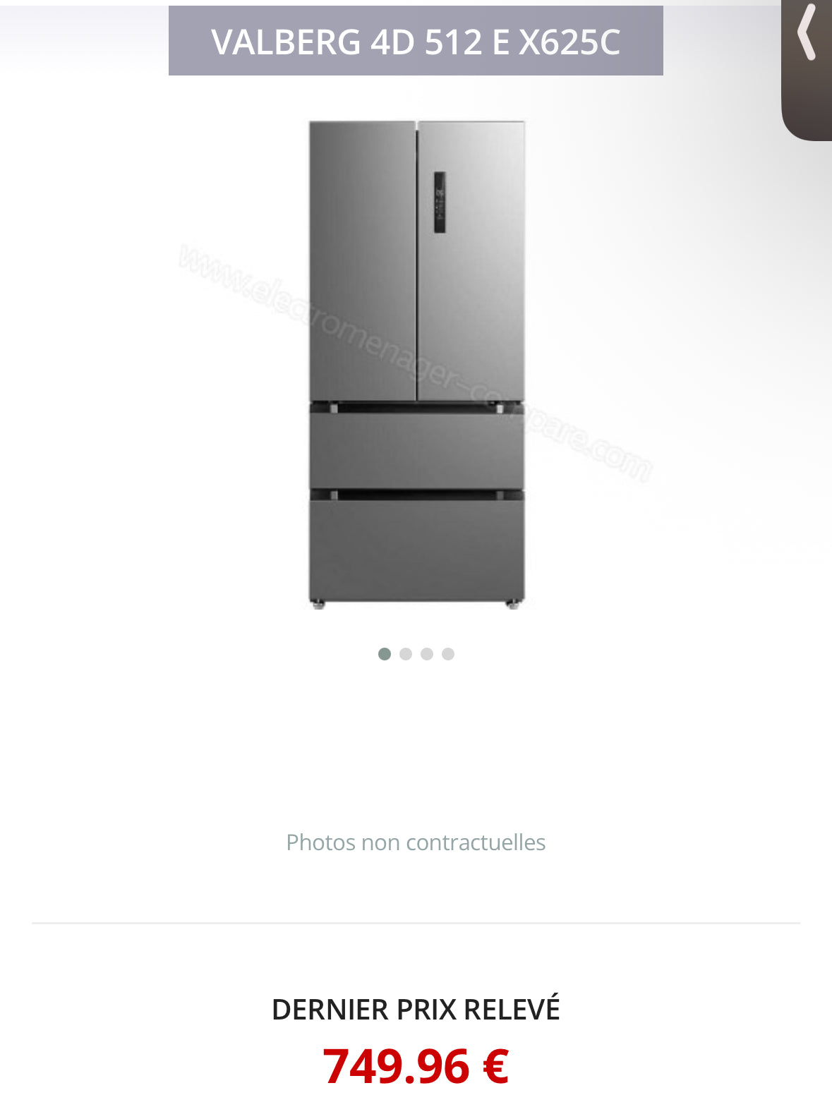 Frigo MultiPortes VALBERG No Frost GARANTIE 1 AN