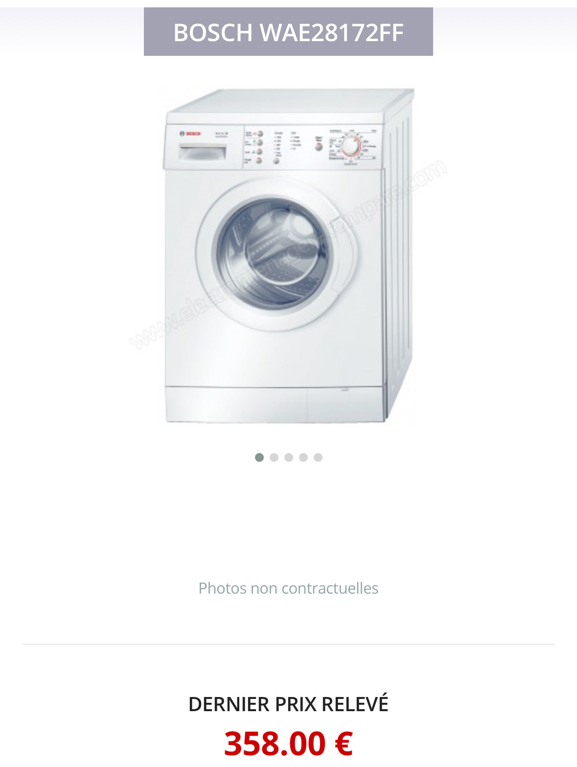 Lave-Linge BOSCH 7 Kg GARANTIE 1 AN