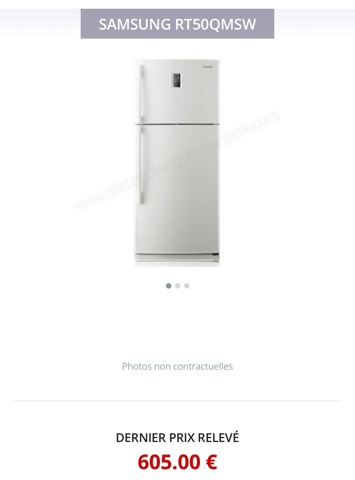 Frigo Combiné SAMSUNG Large Capacité GARANTIE 1 AN