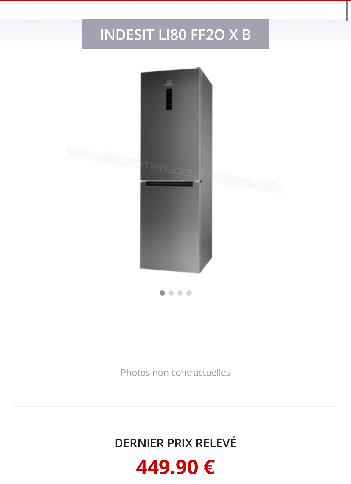 Frigo Combiné INDESIT Froid Ventilé GARANTIE 1 AN