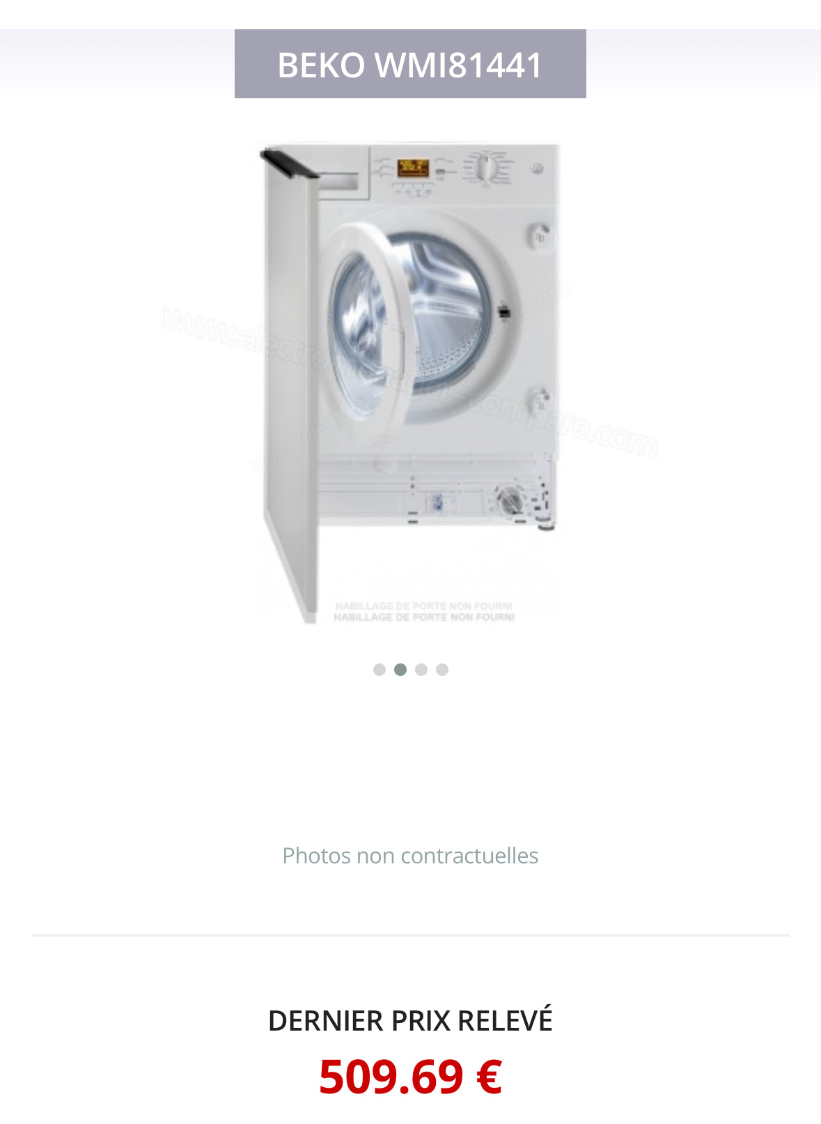 Lave-Linge Encastrable BEKO 8 Kg GARANTIE 1 AN