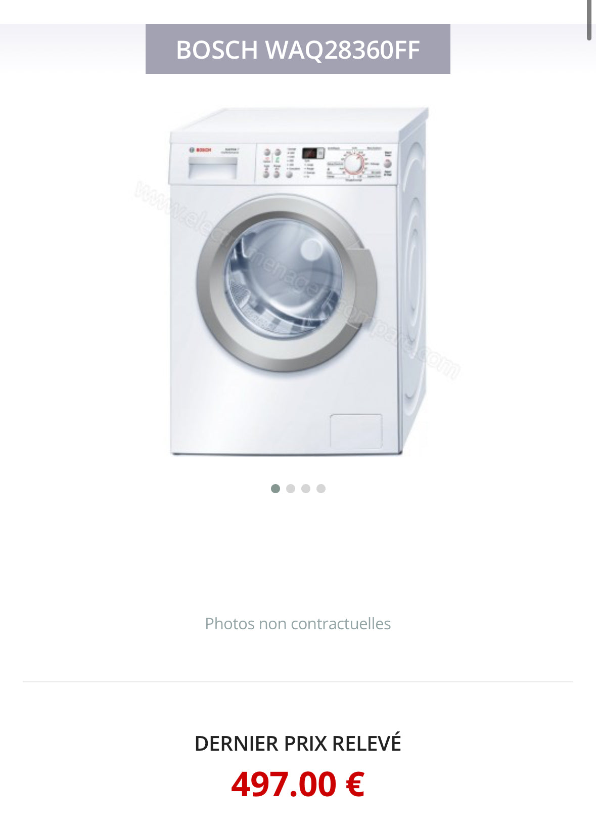 Lave-Linge BOSCH 7 Kg GARANTIE 1 AN
