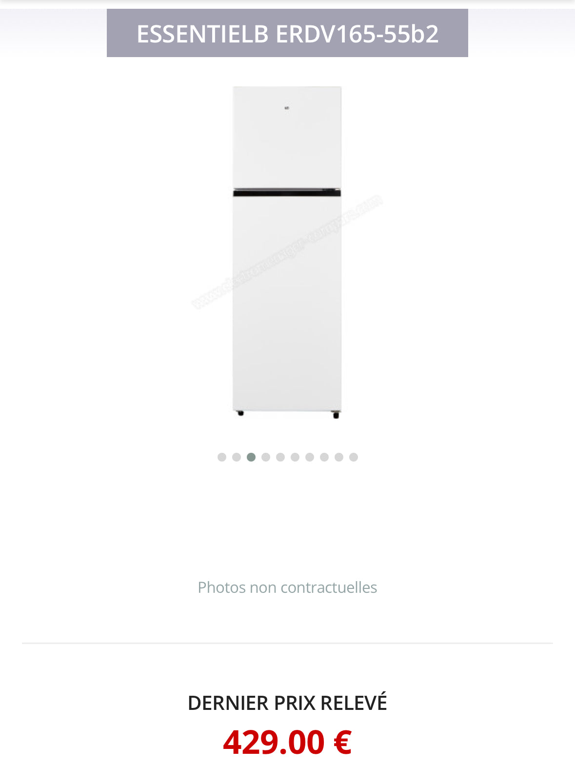Frigo Combiné ESSENTIEL B No Frost GARANTIE 1 AN