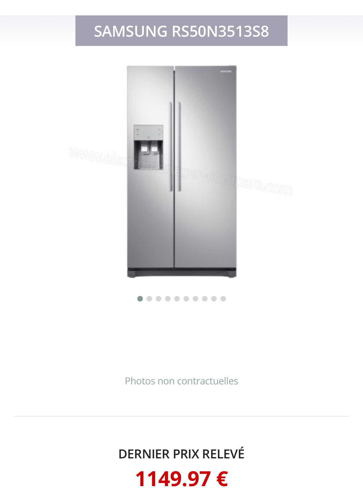 Frigo Américain SAMSUNG No Frost GARANTIE 1 AN