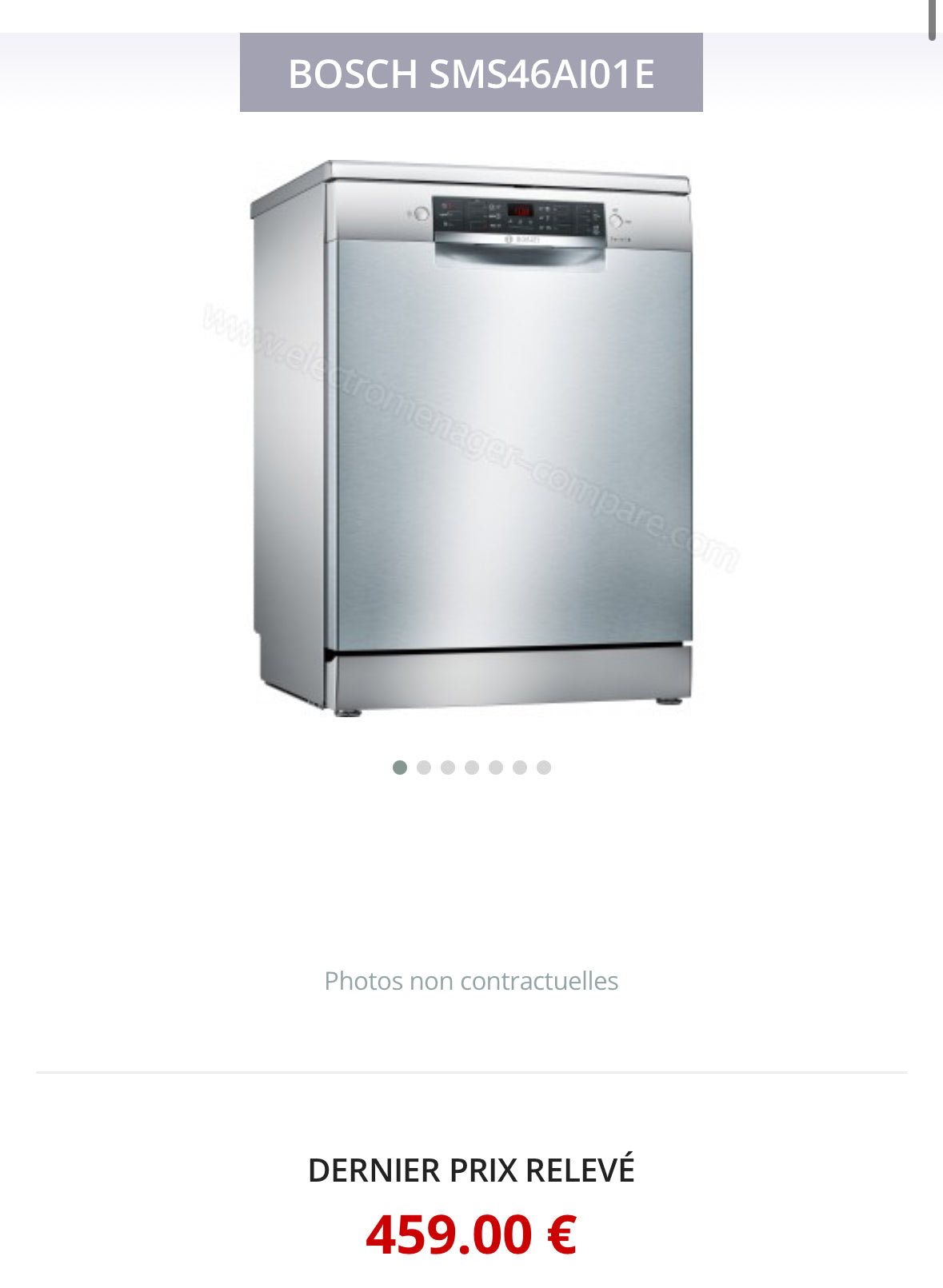 Lave-Vaisselle BOSCH 12 Couverts GARANTIE 1 AN