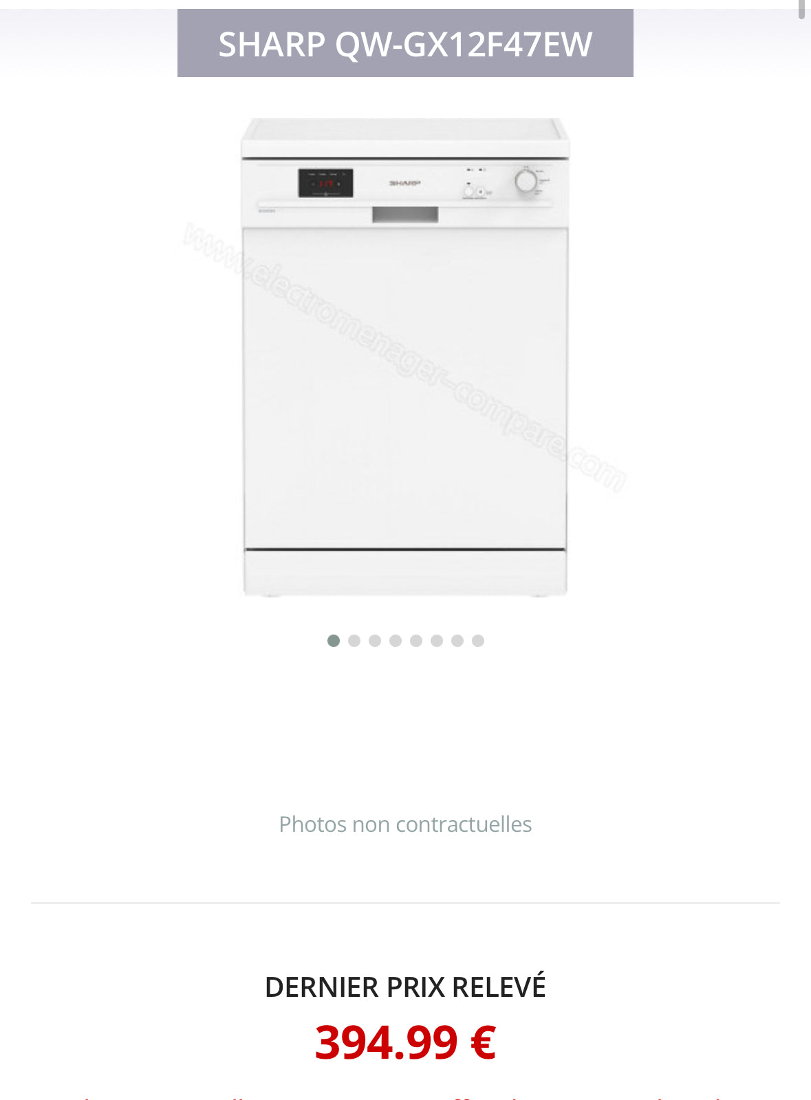 Lave-Vaisselle SHARP 13 Couverts GARANTIE 1 AN