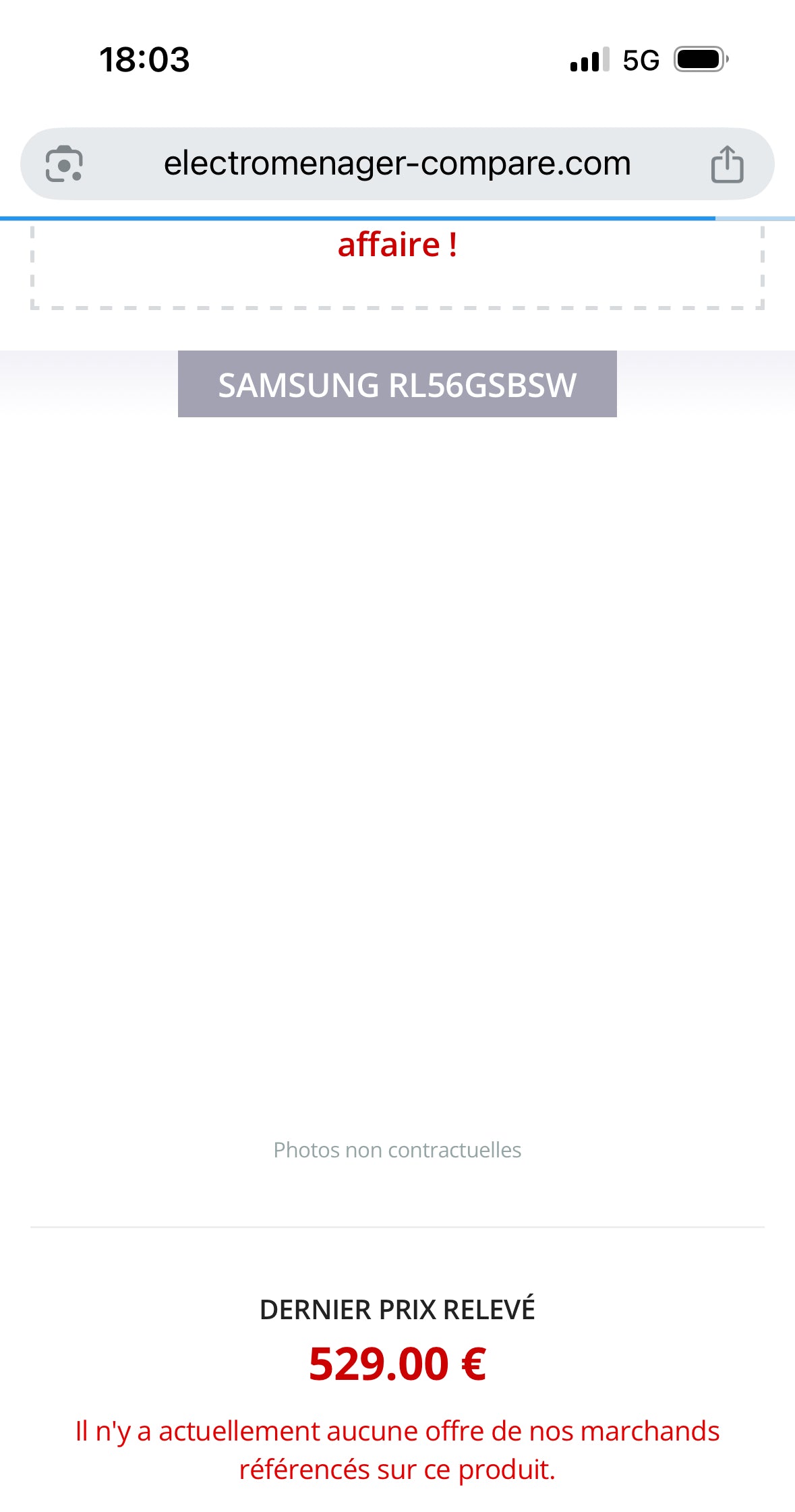 Frigo Combiné SAMSUNG No Frost GARANTIE 1 AN