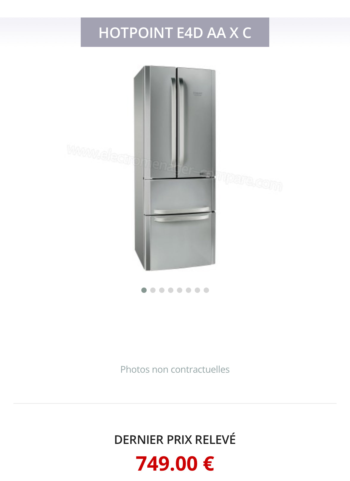 Frigo MultiPortes HOTPOINT-ARISTON No Frost GARANTIE 1 AN