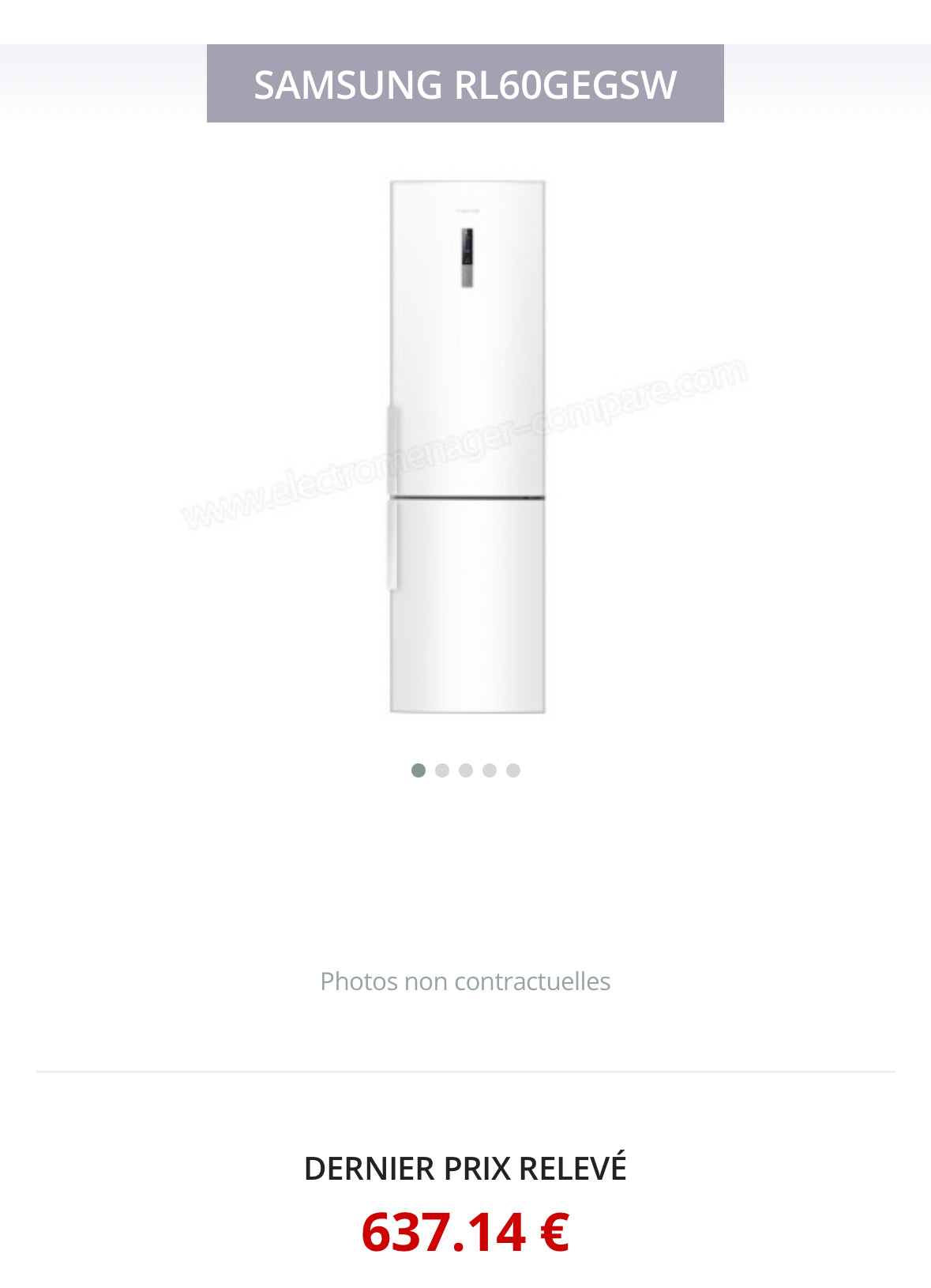Frigo Combiné SAMSUNG No Frost GARANTIE 1 AN